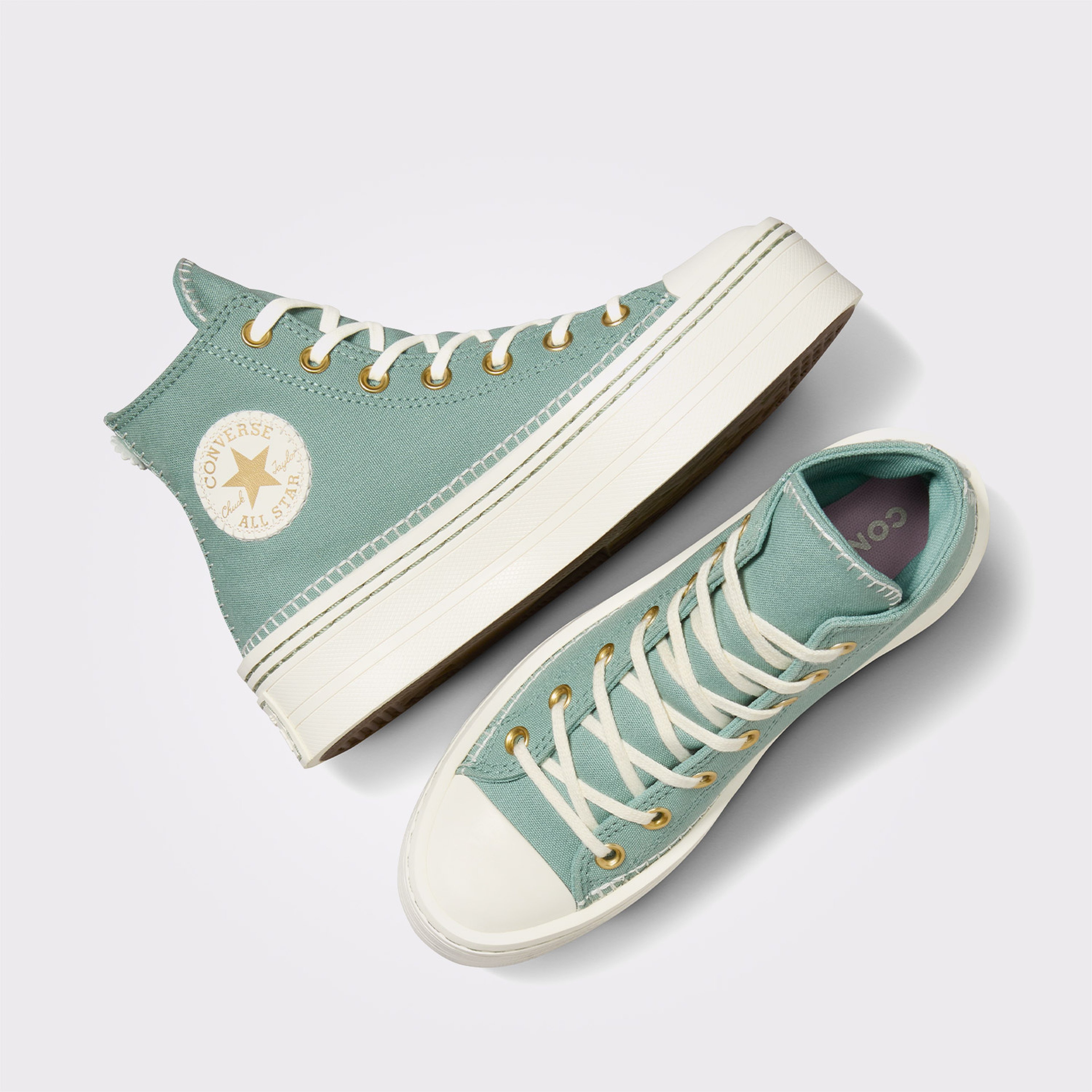 Converse Chuck Taylor All Star Lift Unisex Yeşil Platform Sneaker
