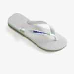 Havaianas Brasil Logo Unisex Beyaz Terlik