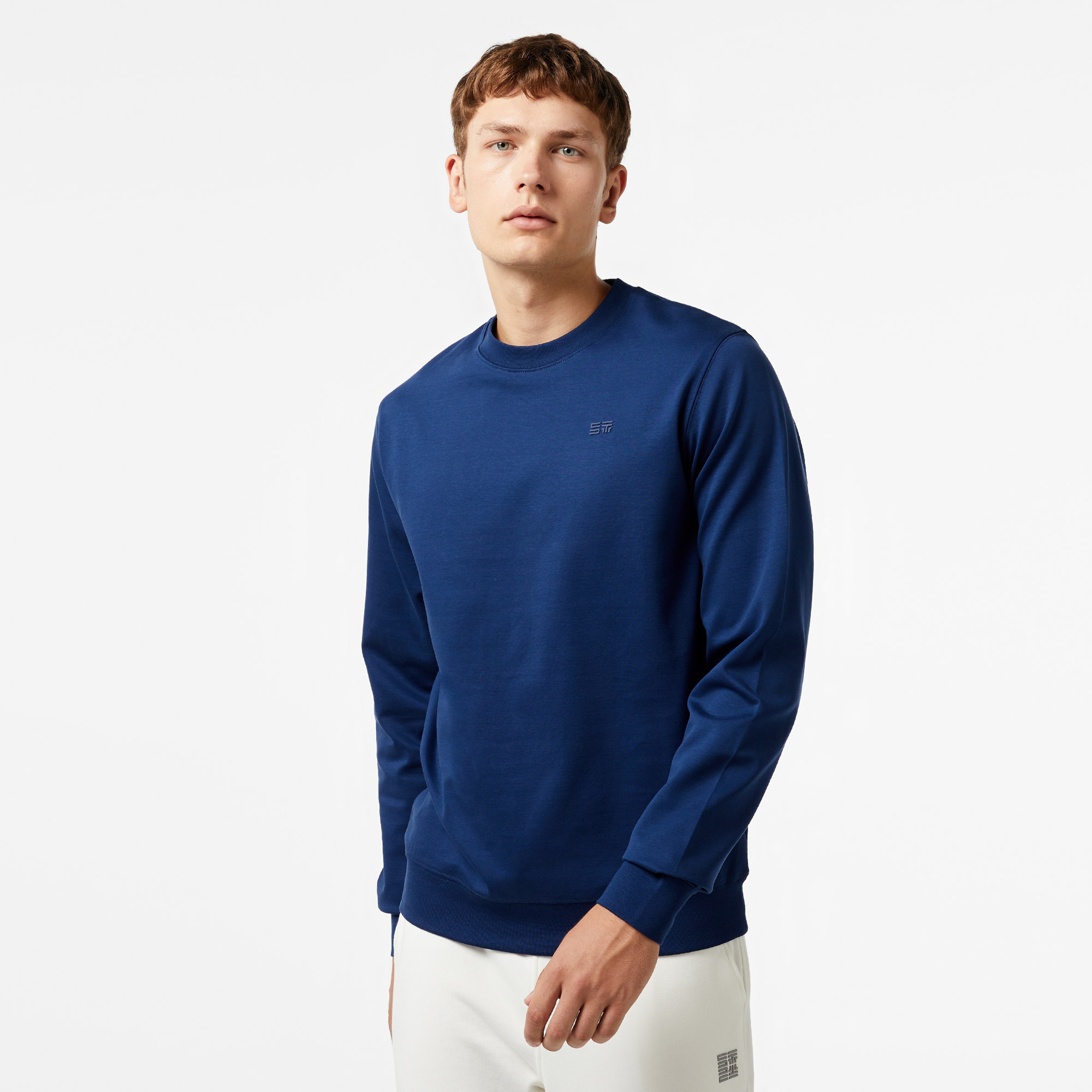 Sportempt St279 Erkek Lacivert Sweatshirt