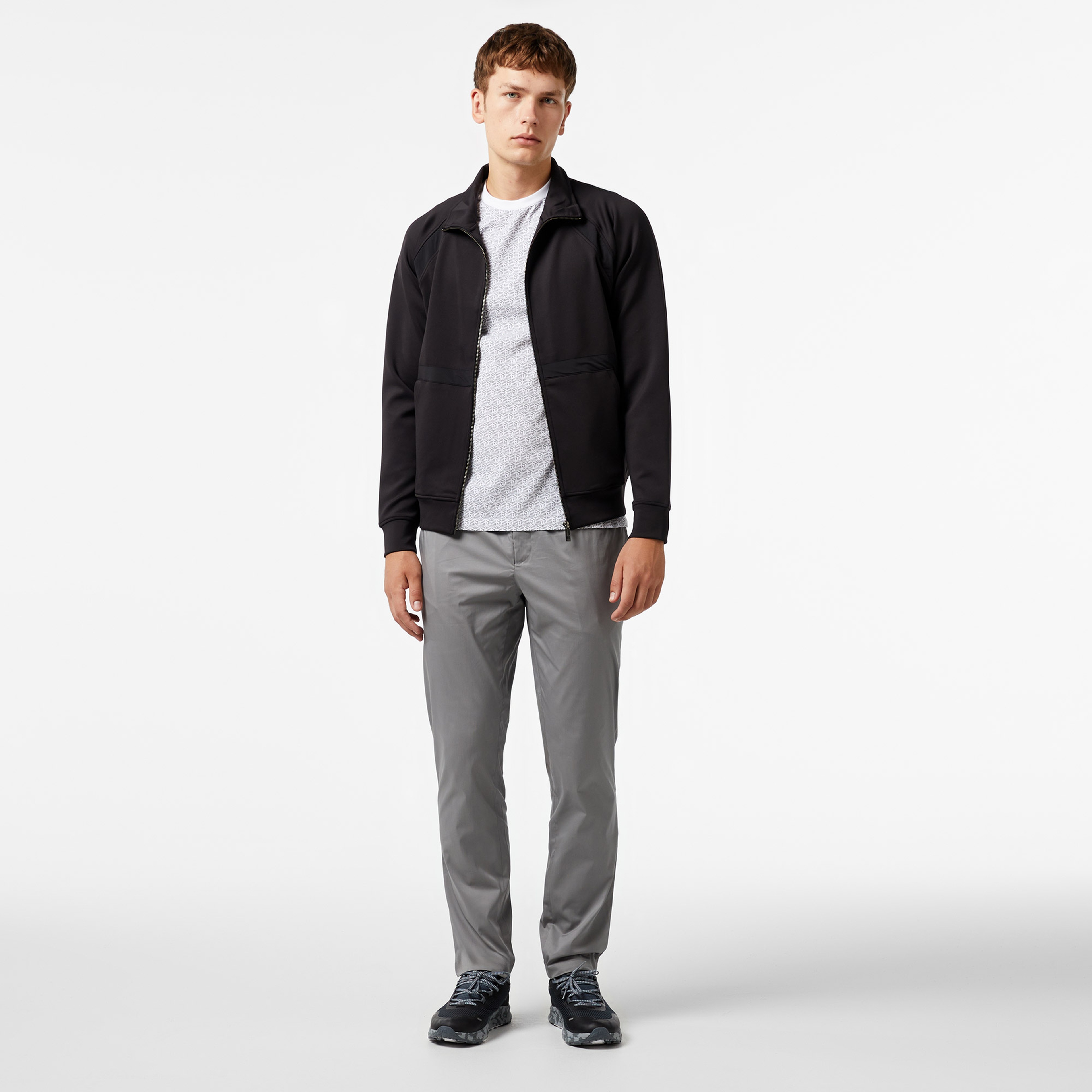 Sportempt St207 Erkek Siyah Sweatshirt