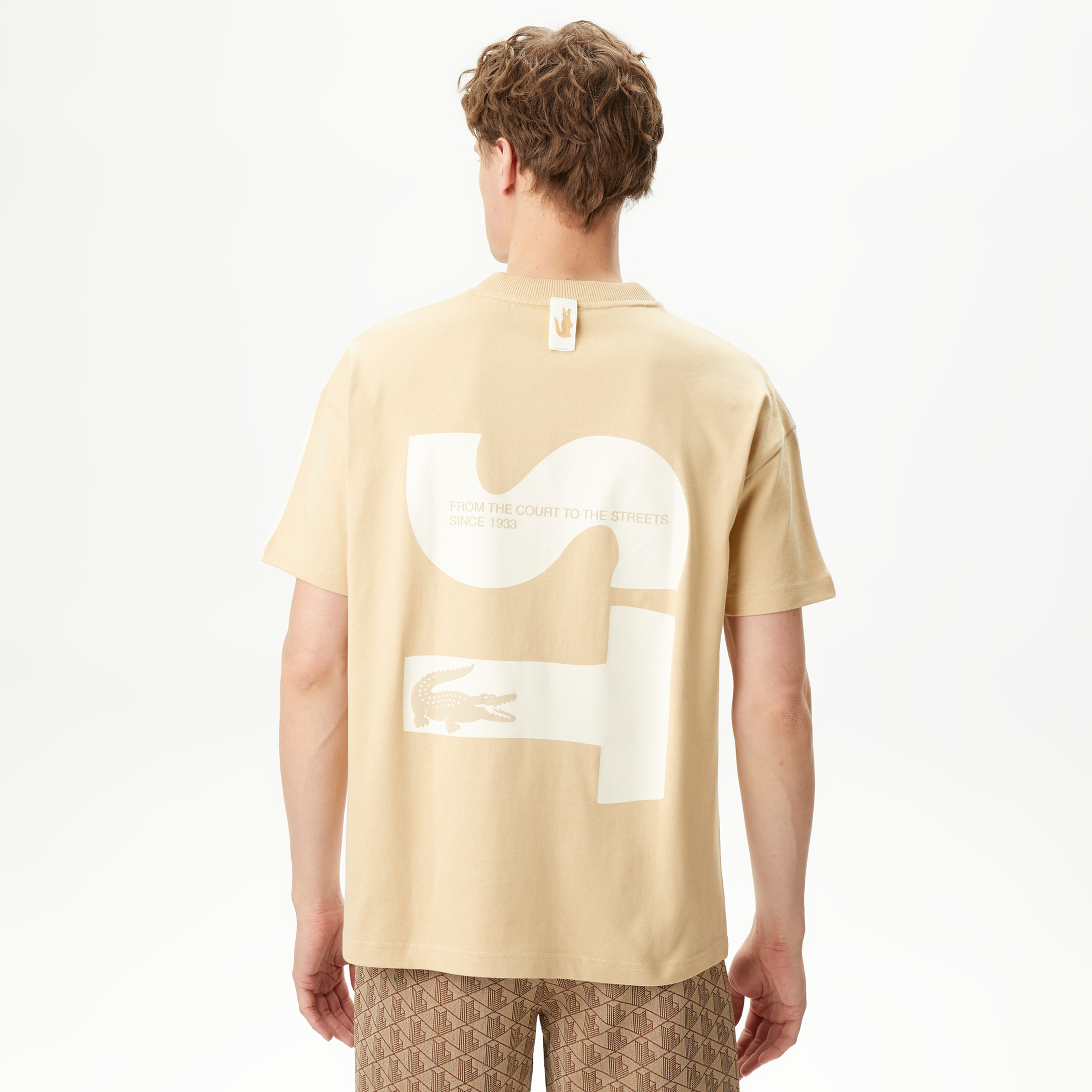 Lacoste Erkek Beyaz T-Shirt