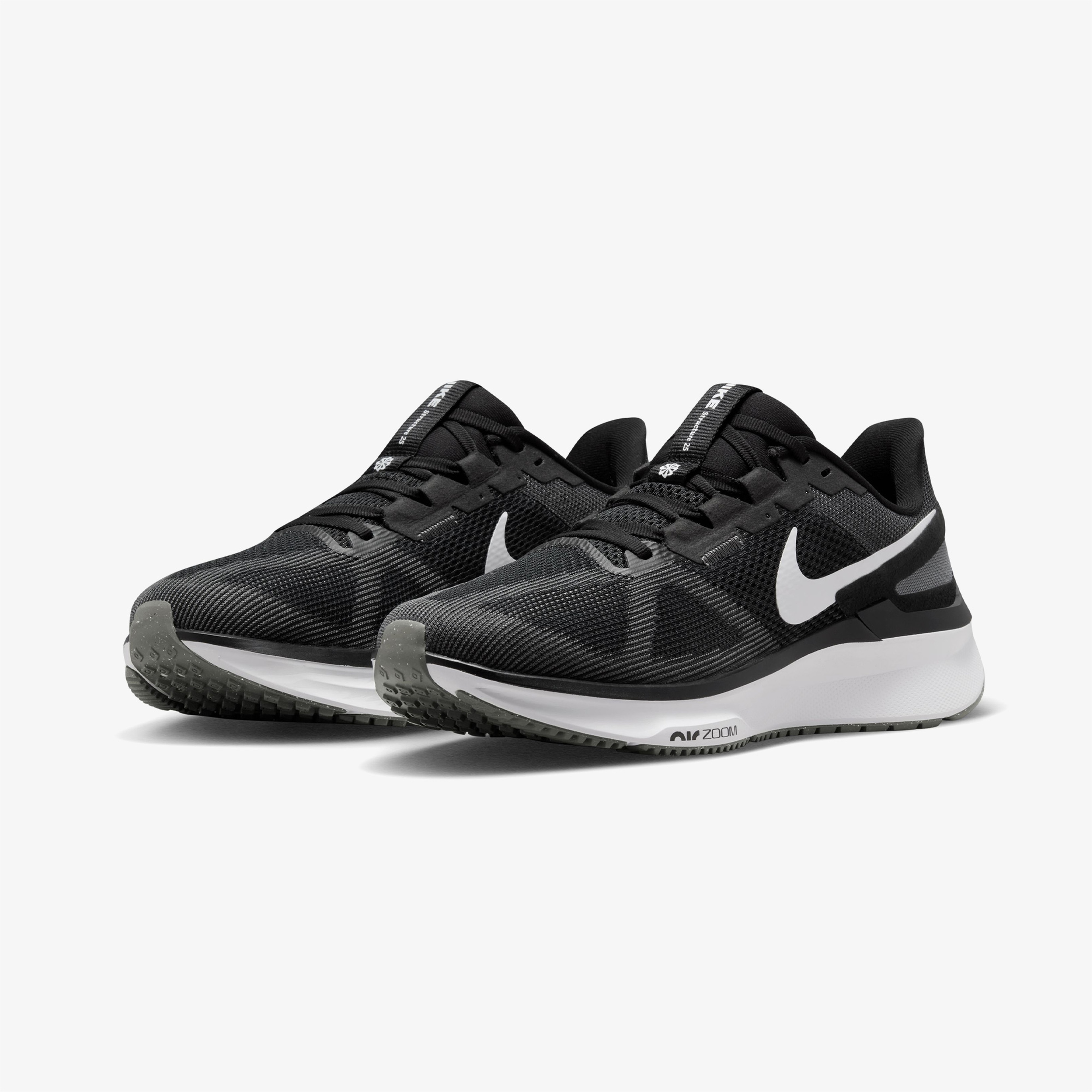Nike Air Zoom Structure 25 Erkek Siyah Koşu Ayakkabısı