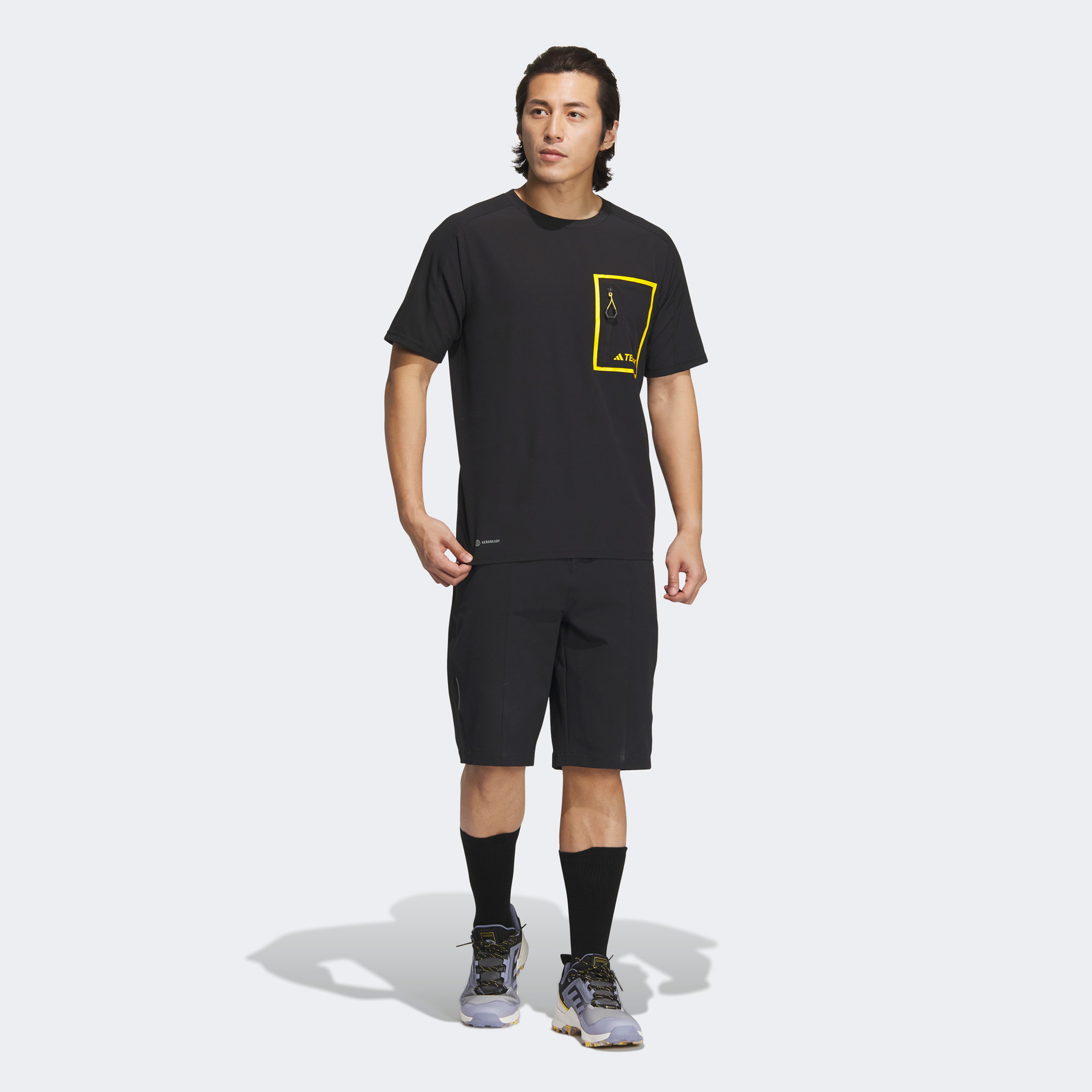 adidas National Geographic Erkek Siyah T-shirt