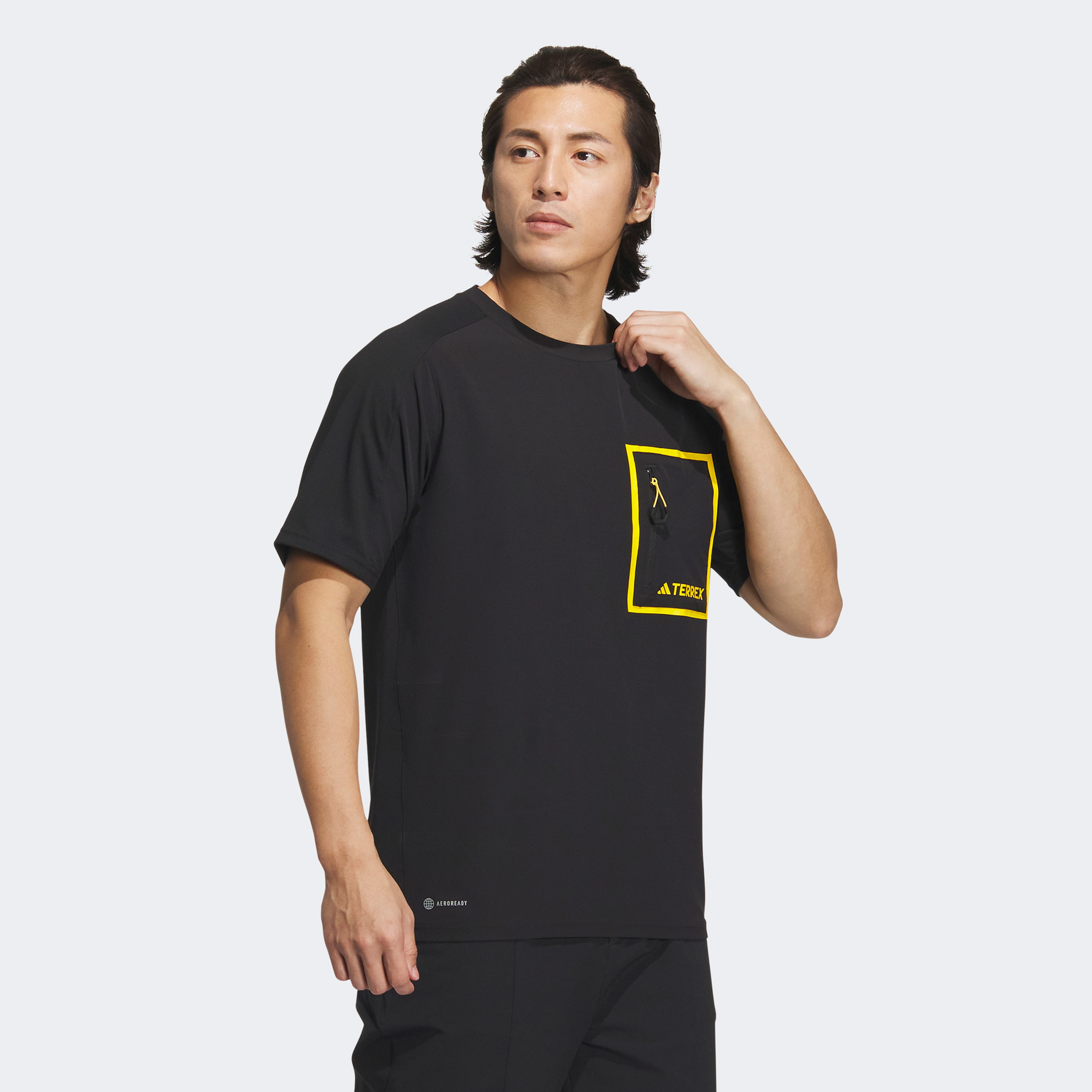 adidas National Geographic Erkek Siyah T-shirt