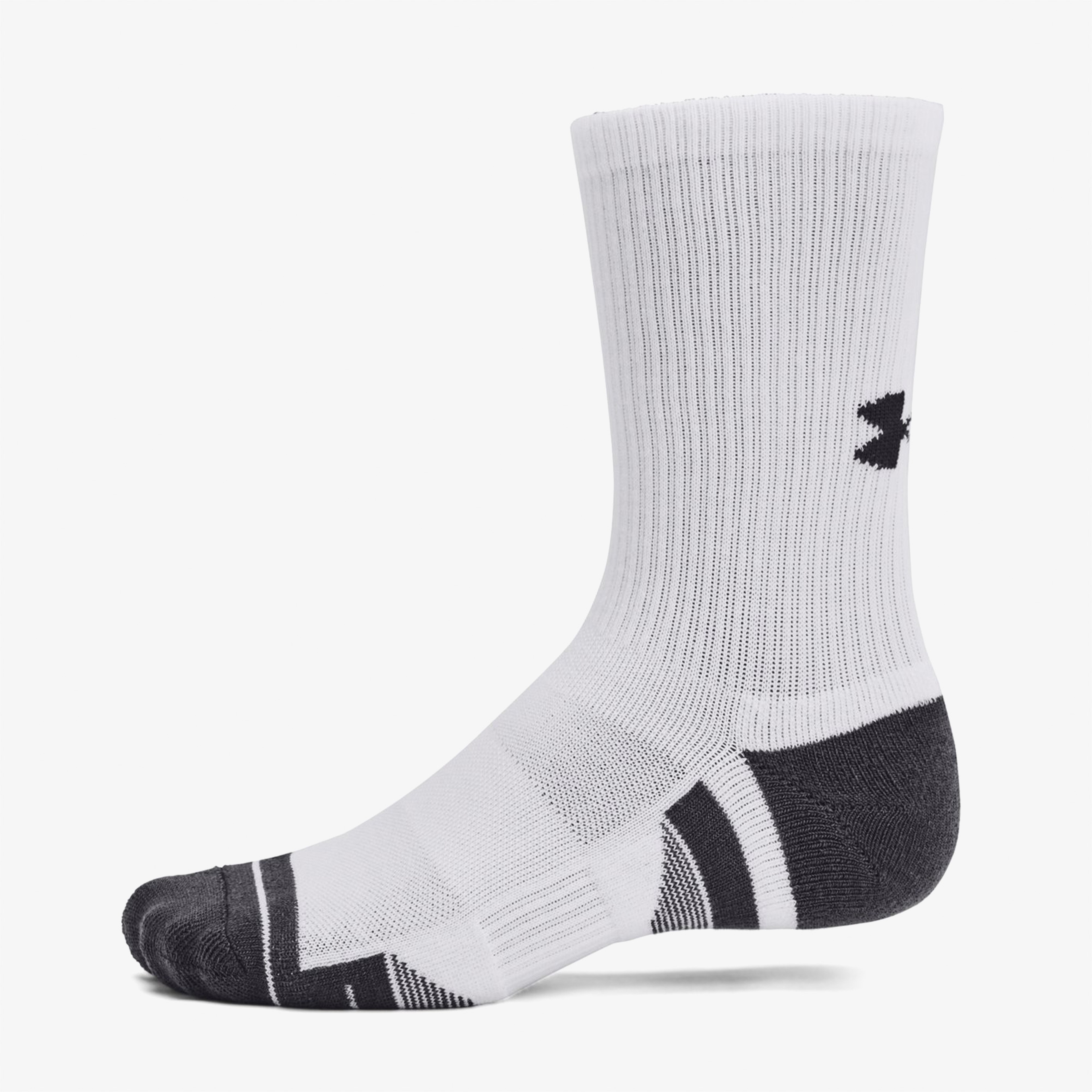 Under Armour Performance Tech Unisex Beyaz 3'lü Çorap