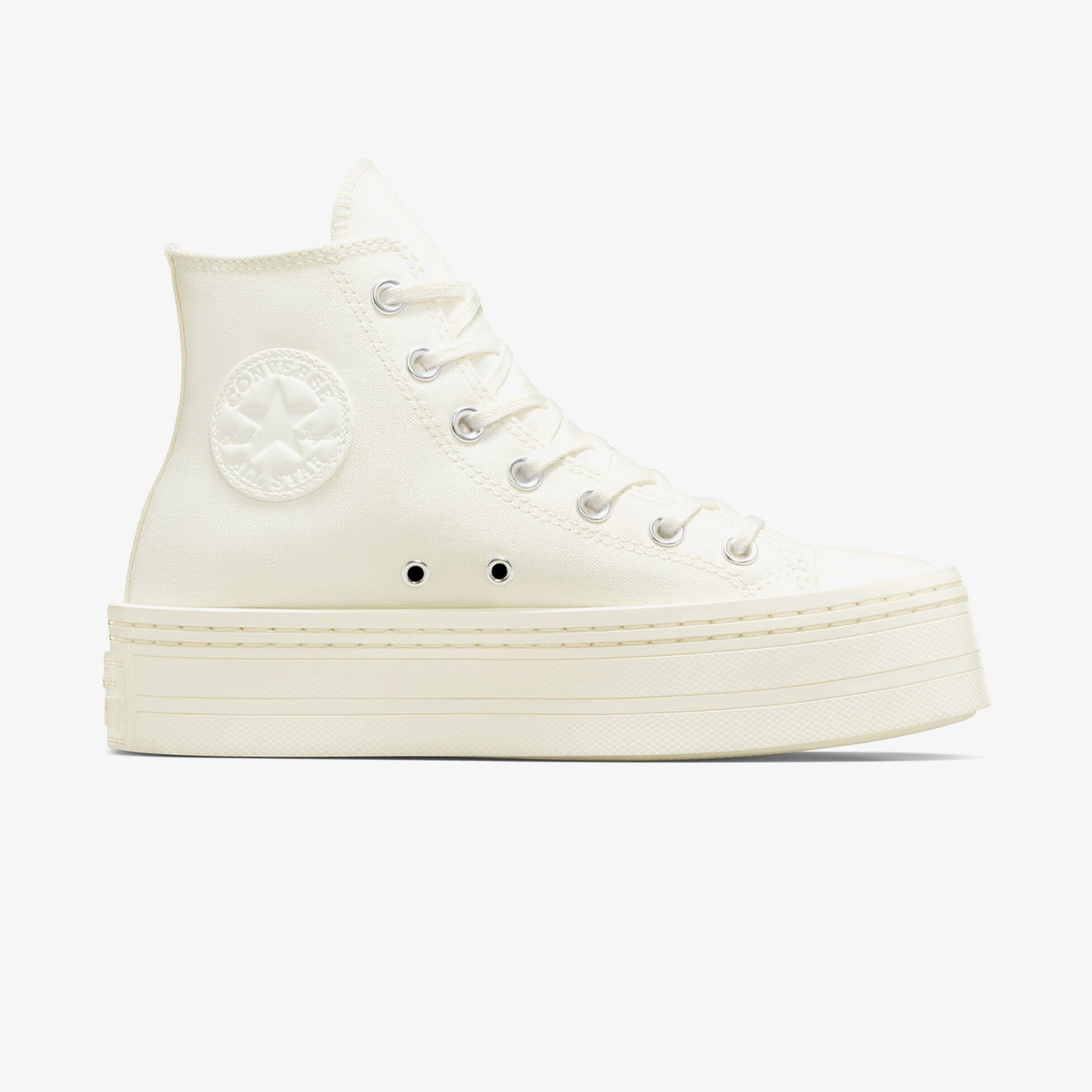 Converse Chuck Taylor All Star Modern Lift Platform Canvas Kadın Krem Sneaker