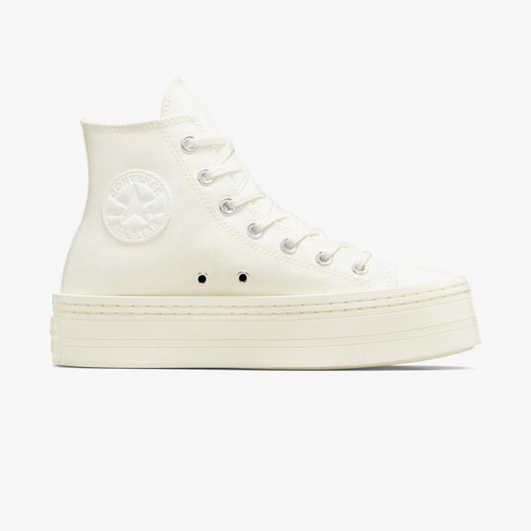 Converse Chuck Taylor All Star Modern Lift Platform Canvas Kadın Krem Sneaker