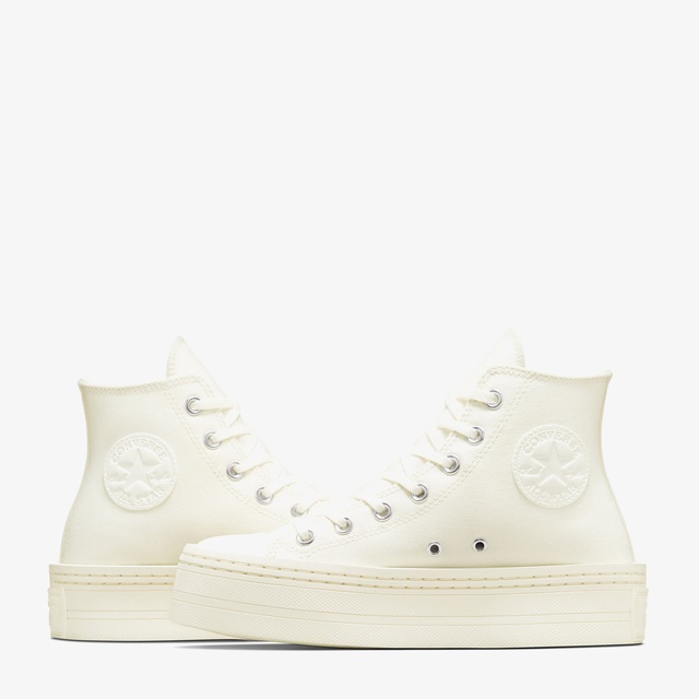 Converse Converse Chuck Taylor All Star Modern Lift Platform Canvas Kadın Krem Sneaker Occasion'da! Krem - 8. görsel