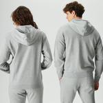 Converse Unisex Gri Fermuarlı Hoodie