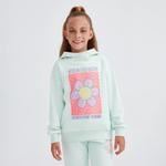 Skechers Heavy Weight Fleece Hoodie Çocuk Yeşil Sweatshirt