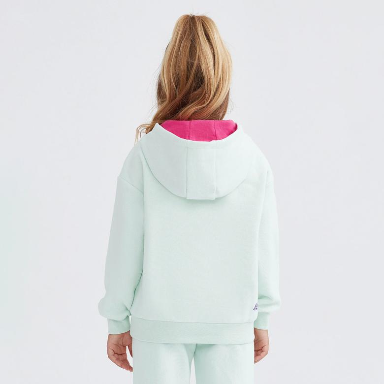 Skechers Heavy Weight Fleece Hoodie Çocuk Yeşil Sweatshirt