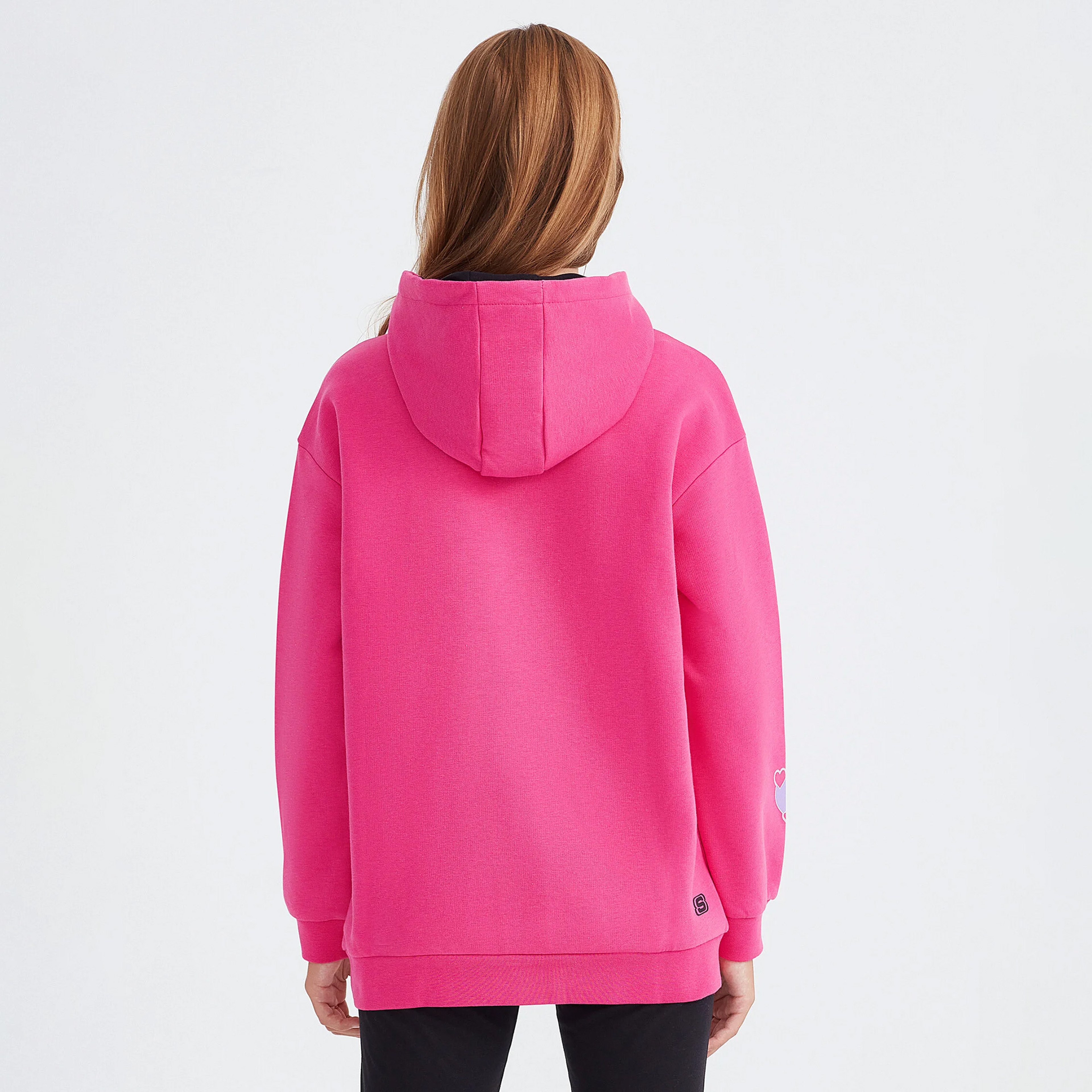 Skechers Heavy Weight Fleece Suit Çocuk Pembe Eşofman Takımı