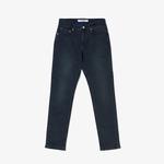 Erkek Slim Fit Mavi Jean Pantolon