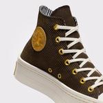 Converse Chuck Taylor All Star Modern Lift Platform Corduroy Kadın Kahverengi Sneaker