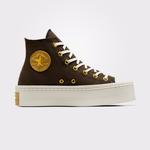 Converse Chuck Taylor All Star Modern Lift Platform Corduroy Kadın Kahverengi Sneaker