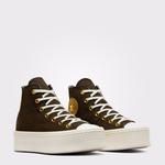 Converse Chuck Taylor All Star Modern Lift Platform Corduroy Kadın Kahverengi Sneaker