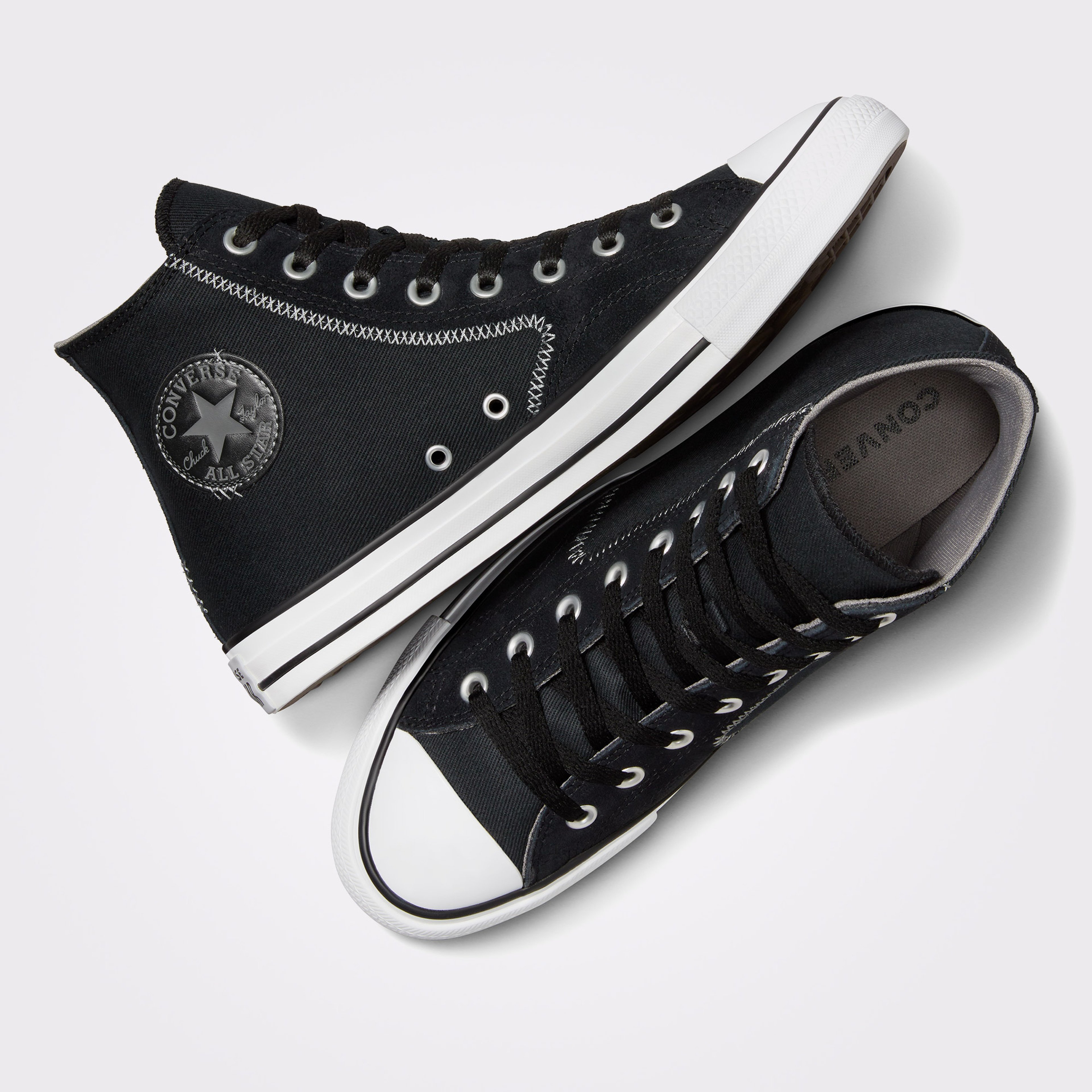 Converse Chuck Taylor All Star Mixed Materials Kadın Siyah Sneaker