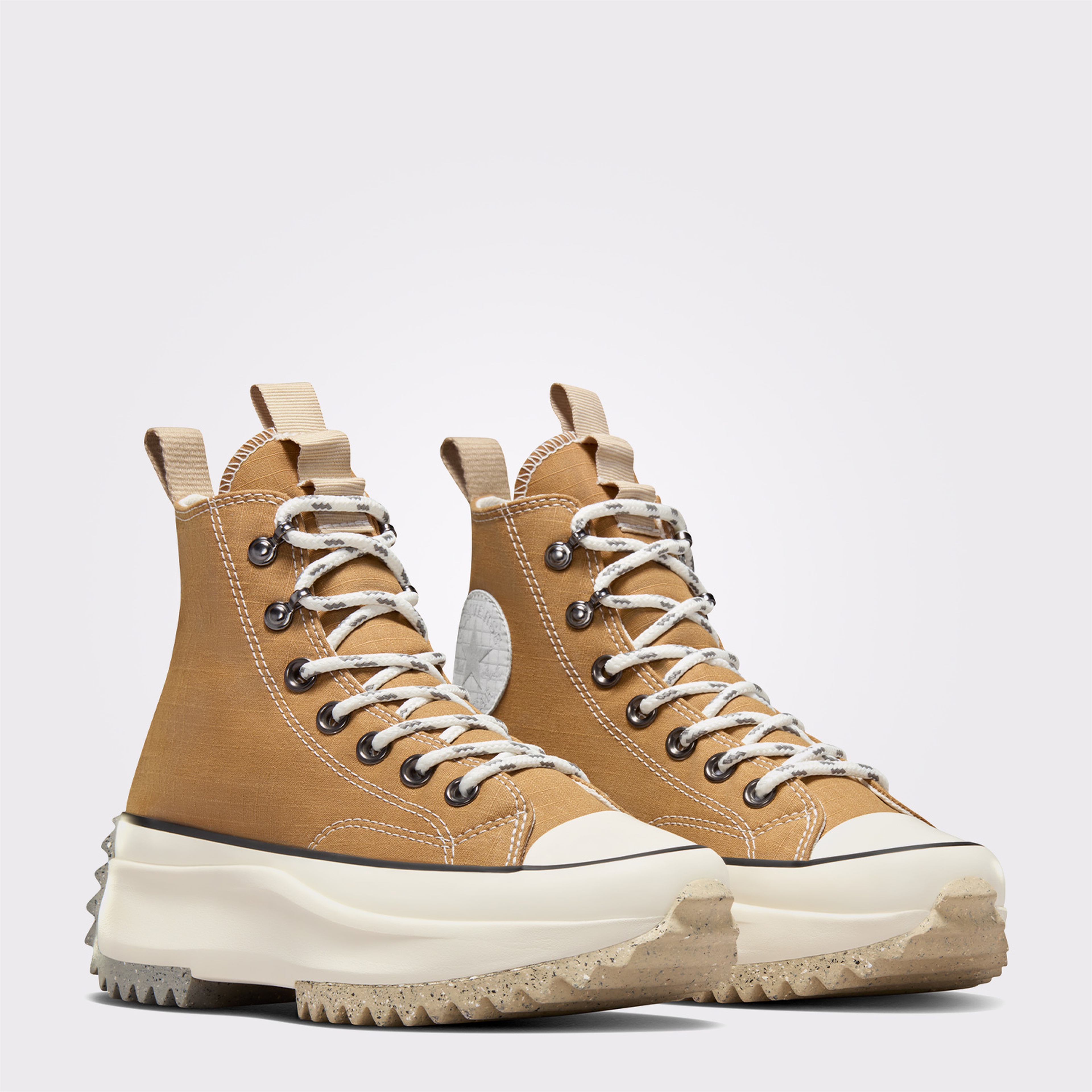 Converse Run Star Hike Platform Grid Unisex Kahverengi Sneaker