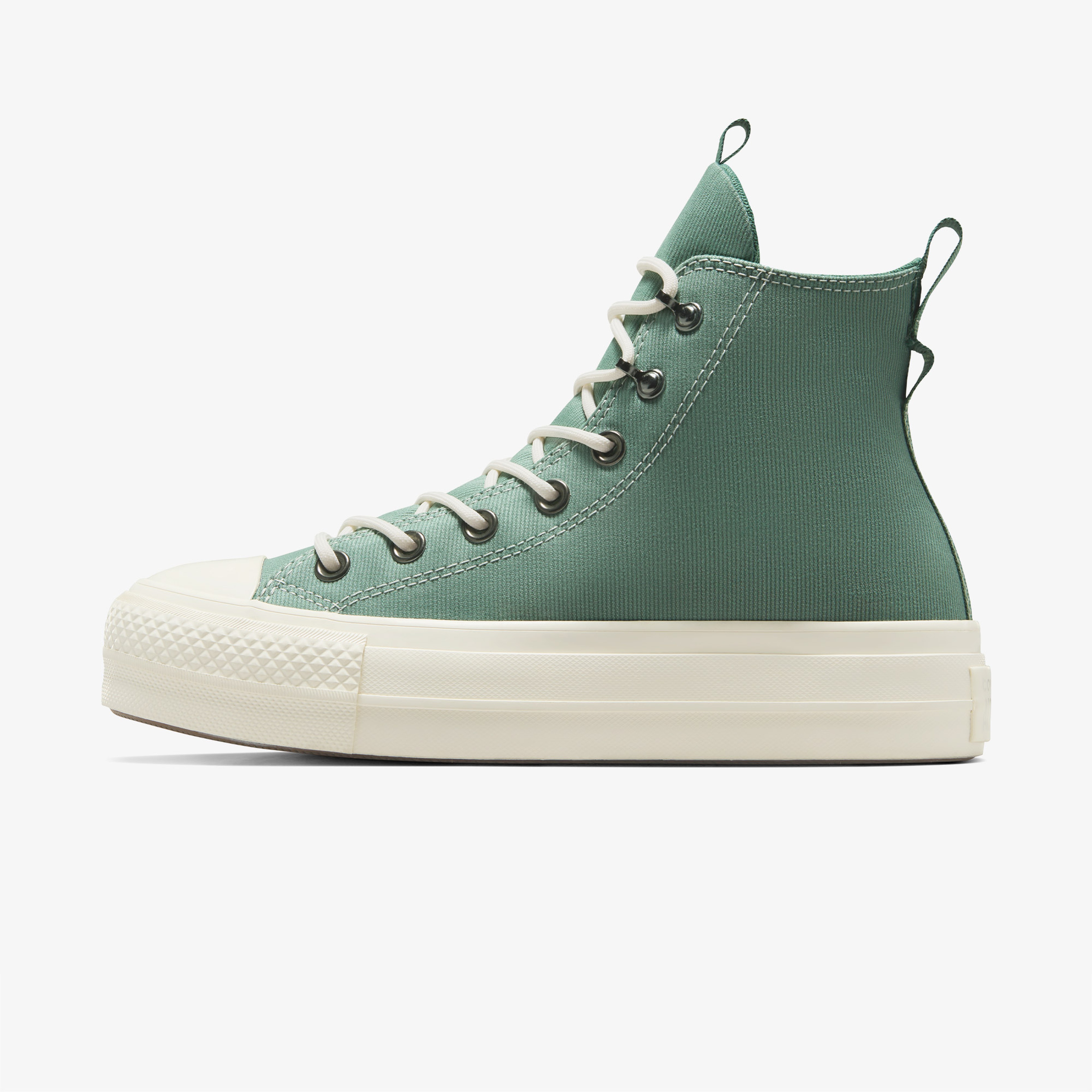 Converse Chuck Taylor All Star Lift Platform Play On Utility Kadın Yeşil Sneaker