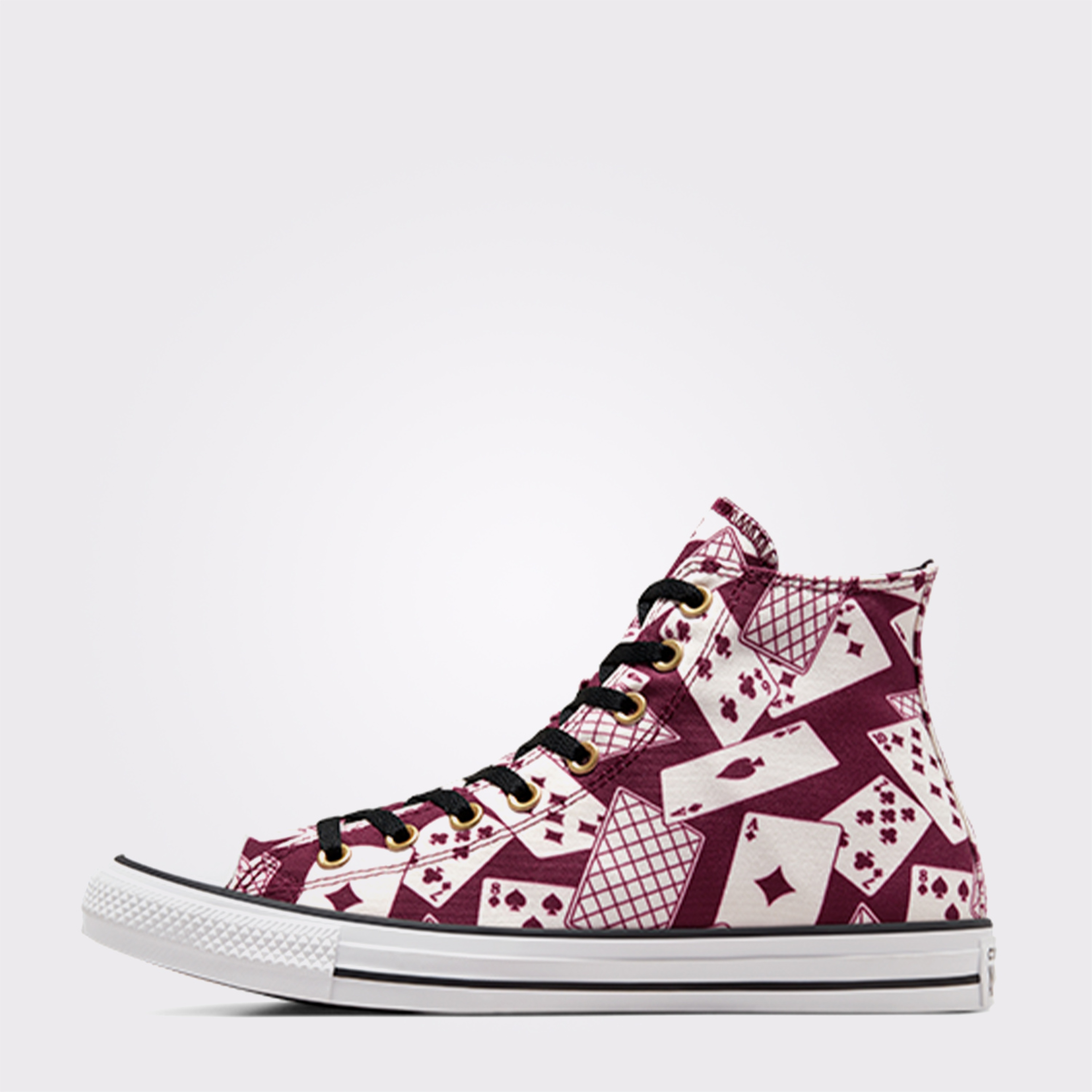Converse Chuck Taylor All Star Cards Unisex  Bordo/Bej Sneaker