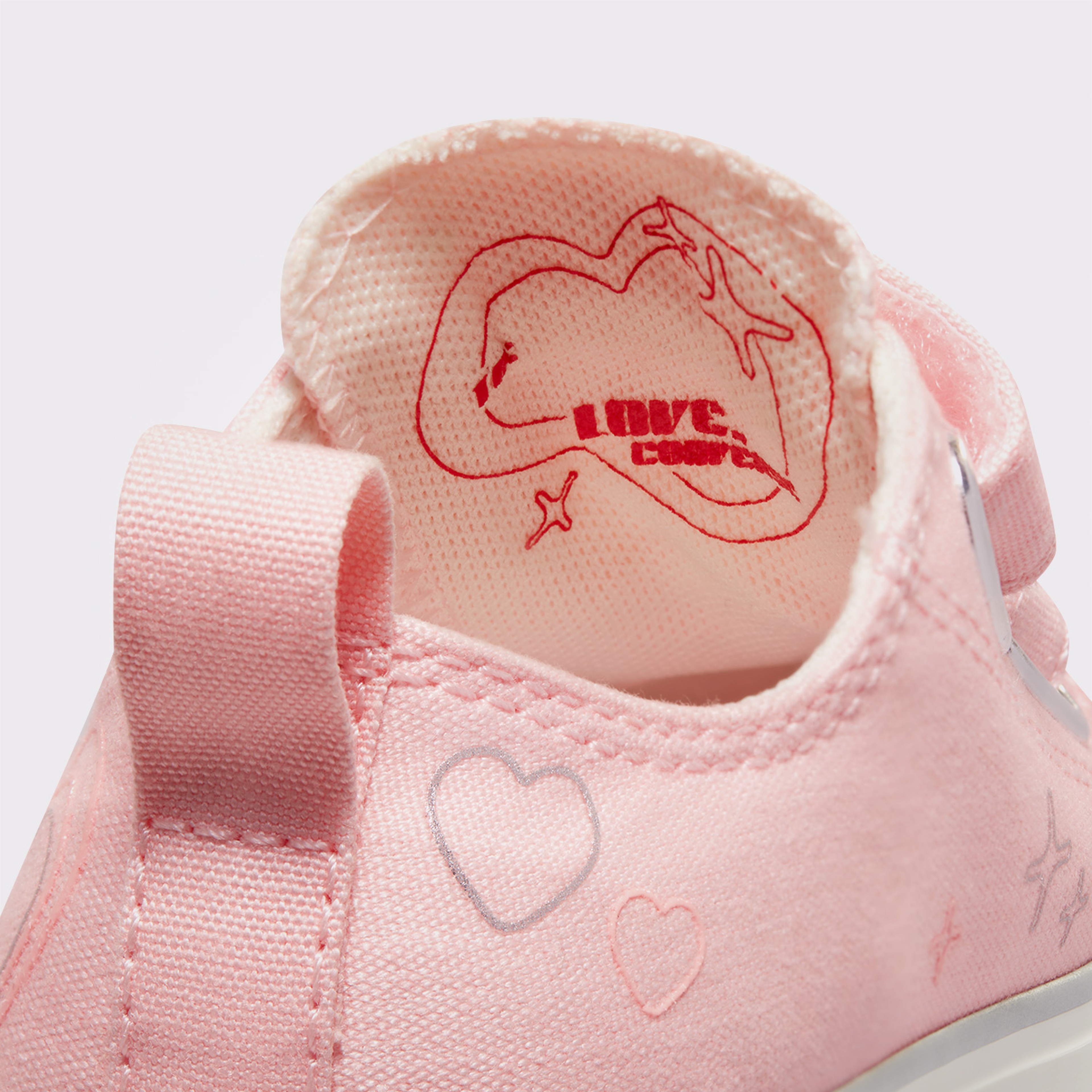Converse Chuck Taylor All Star Easy On Heart Bebek Pembe Sneaker