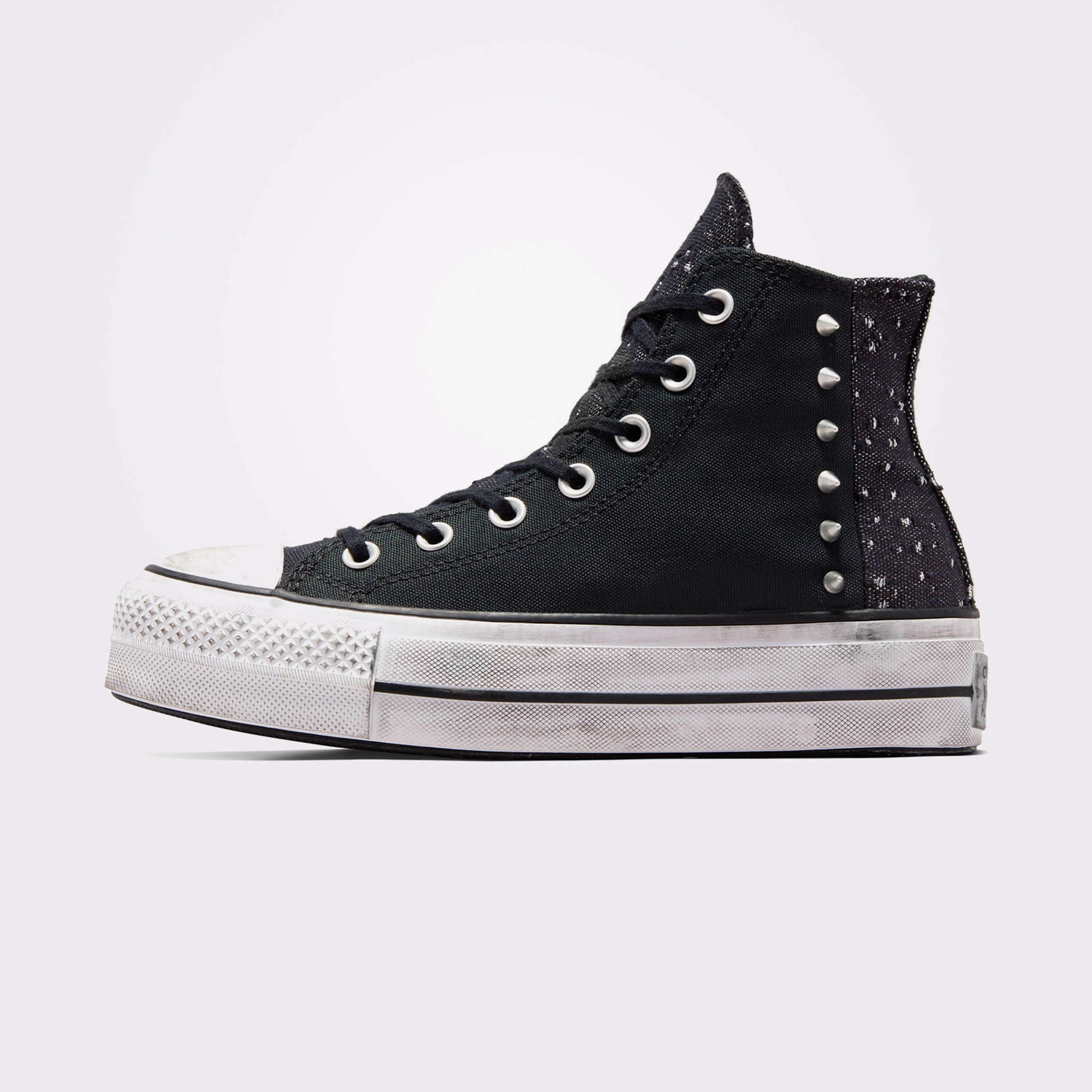 Converse Chuck Taylor All Star Lift Platform Chrome  Kadın Siyah Sneaker