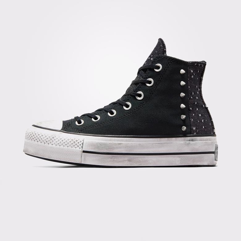 Converse Chuck Taylor All Star Lift Platform Chrome  Kadın Siyah Sneaker