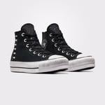 Converse Chuck Taylor All Star Lift Platform Chrome  Kadın Siyah Sneaker