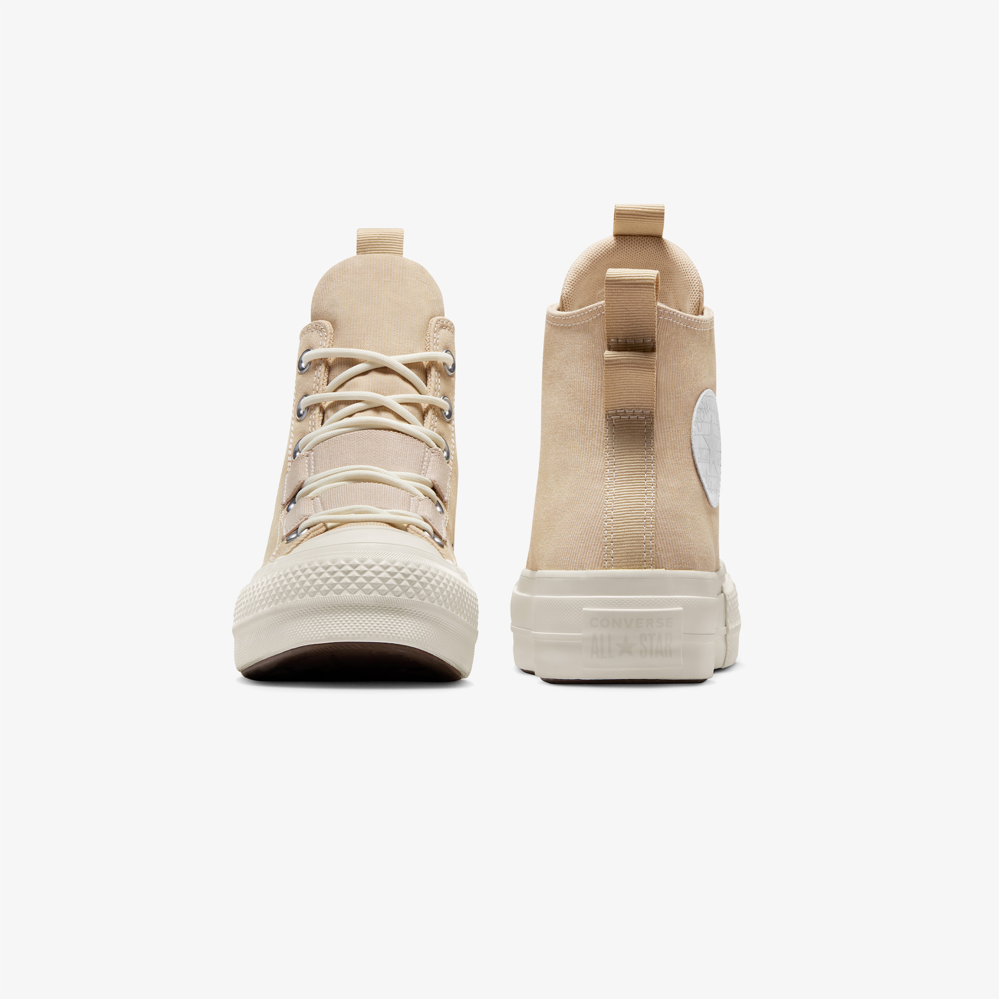 Converse Chuck Taylor All Star Lift Platform Kadın Bej Sneaker