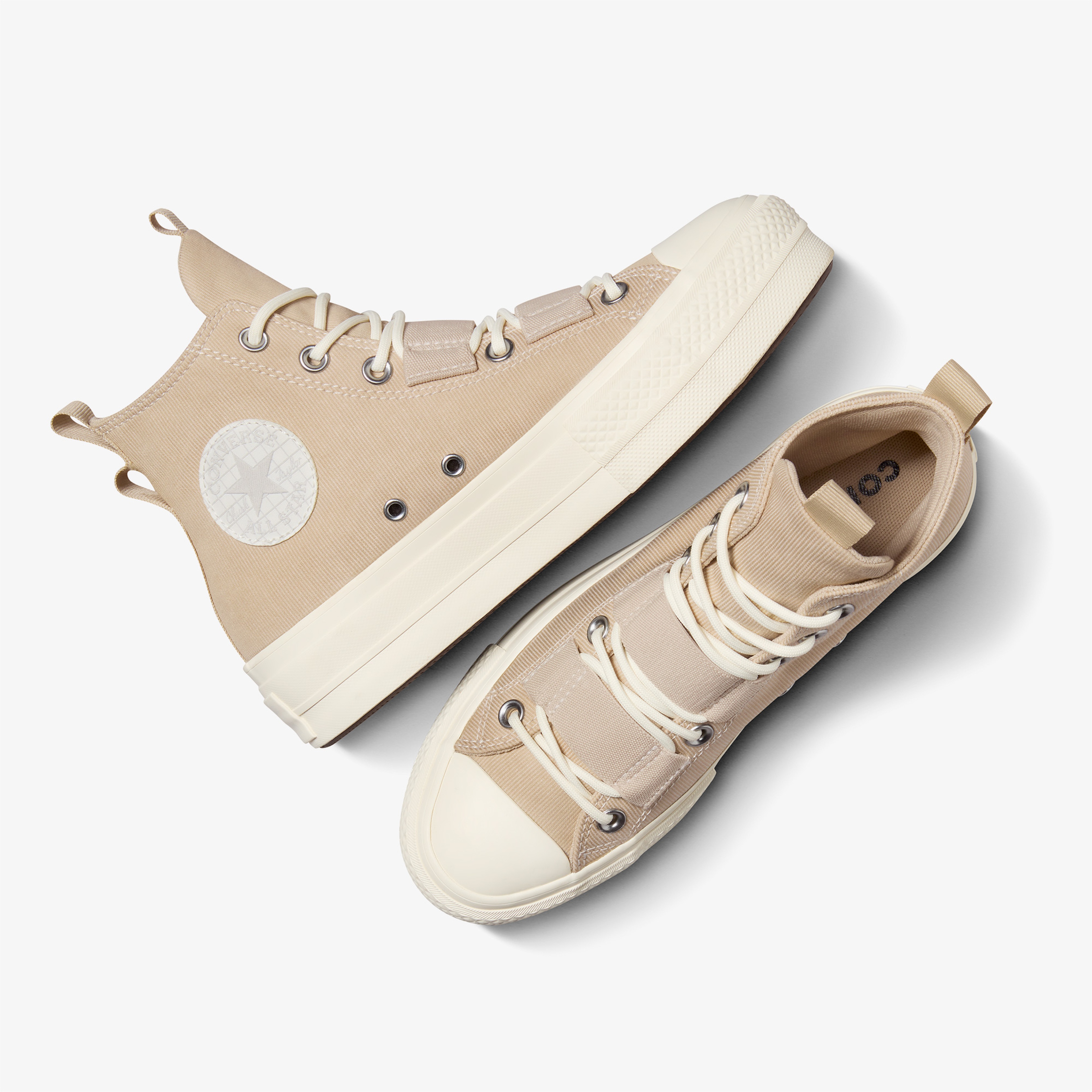 Converse Chuck Taylor All Star Lift Platform Kadın Bej Sneaker