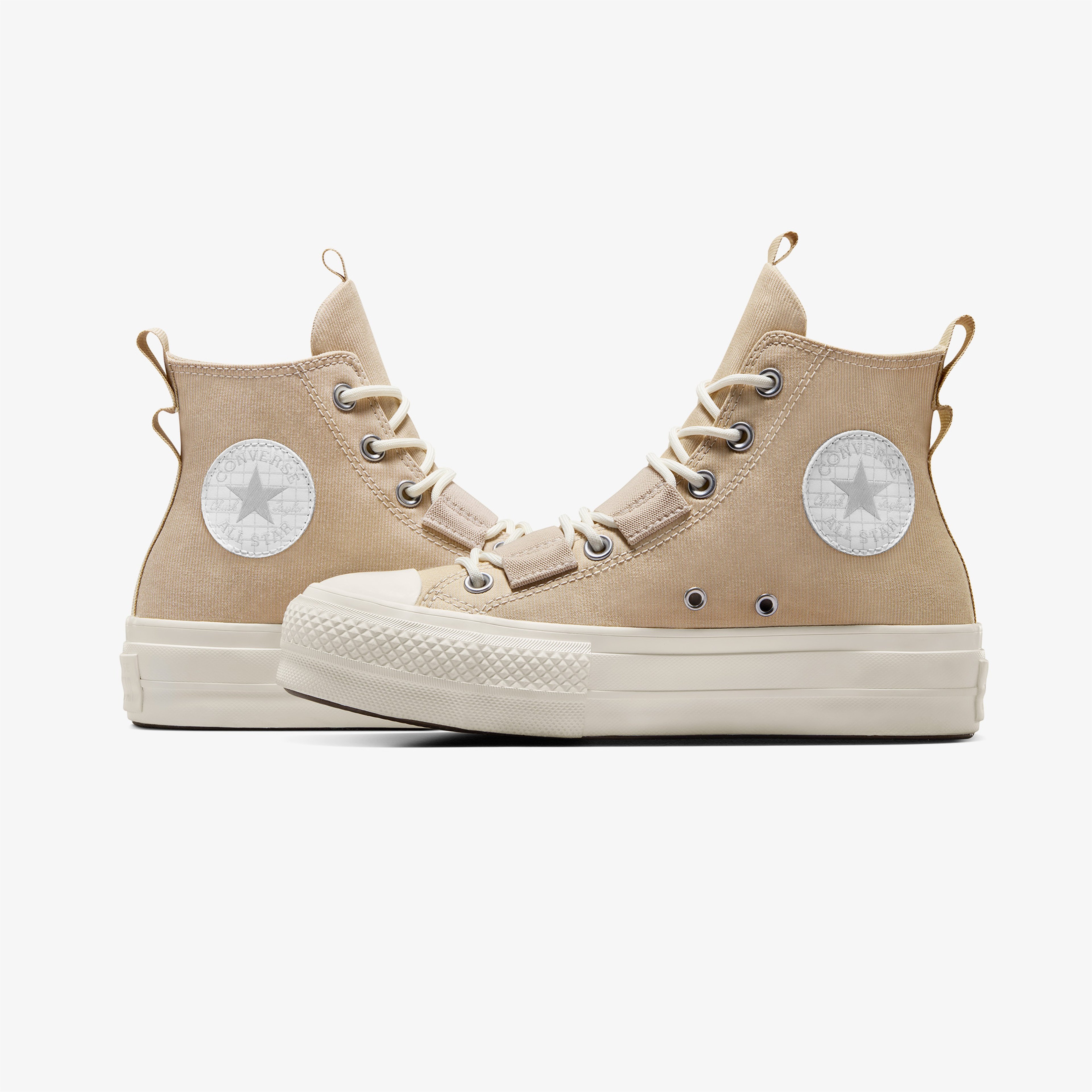 Converse Chuck Taylor All Star Lift Platform Kadın Bej Sneaker
