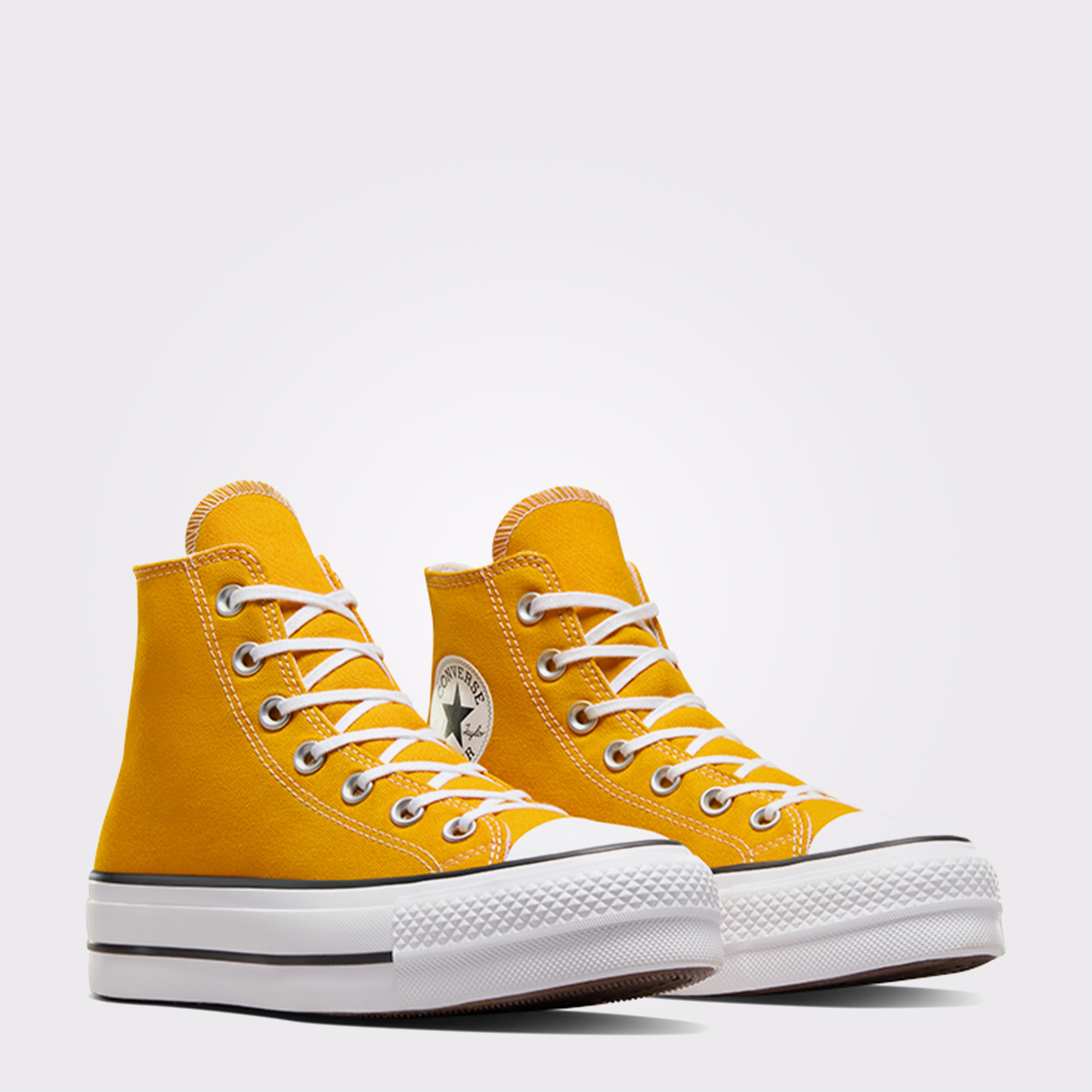 Converse Chuck Taylor All Star Lift Platform Kadın Sarı Sneaker