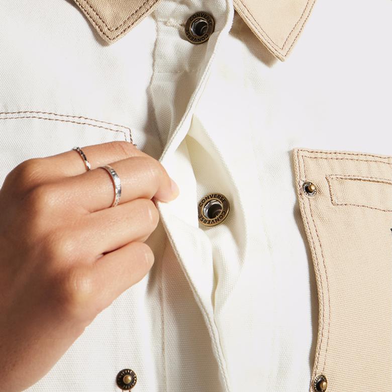 Converse Work Kadın Krem Ceket