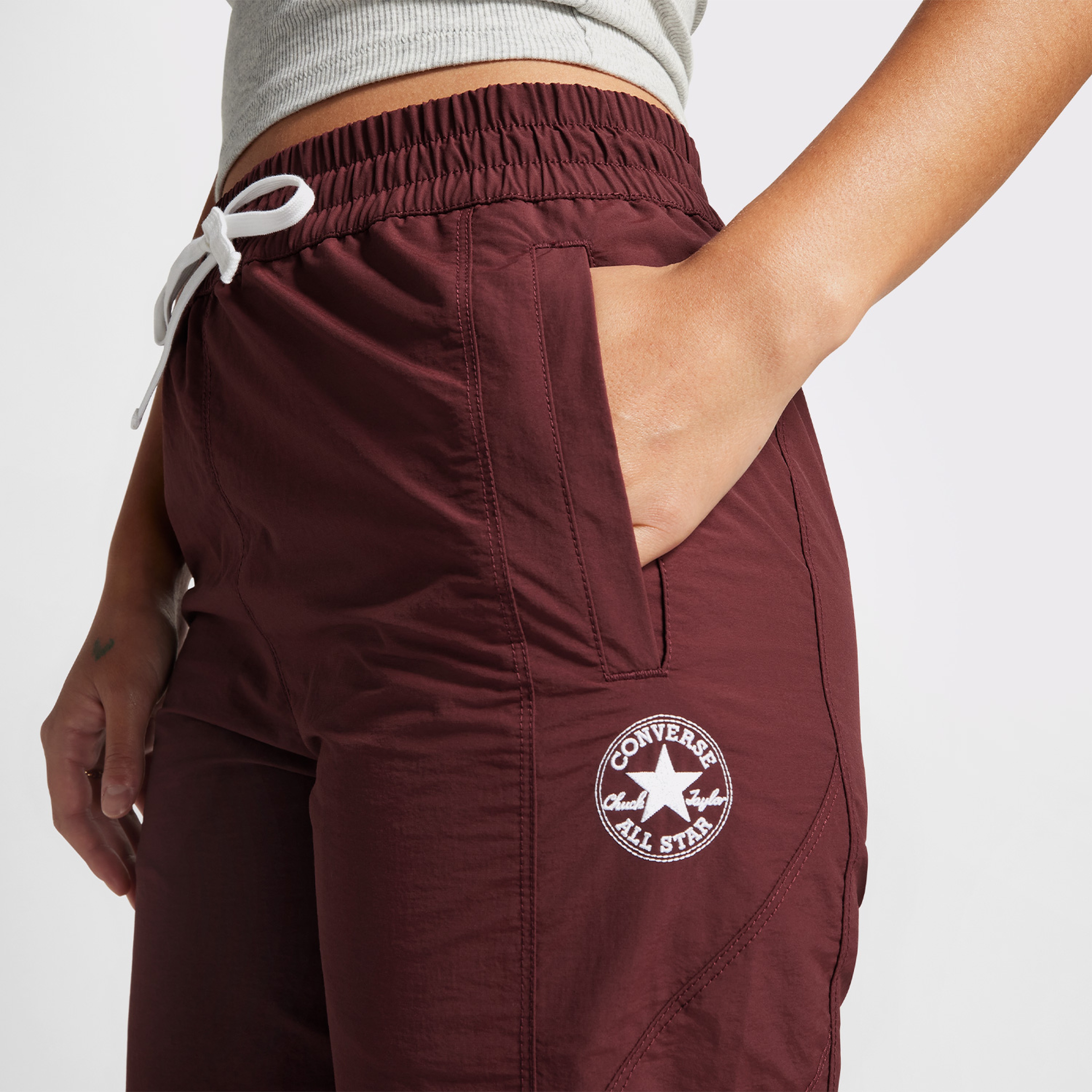 Converse Star Sprinter Kadın Bordo Pantolon