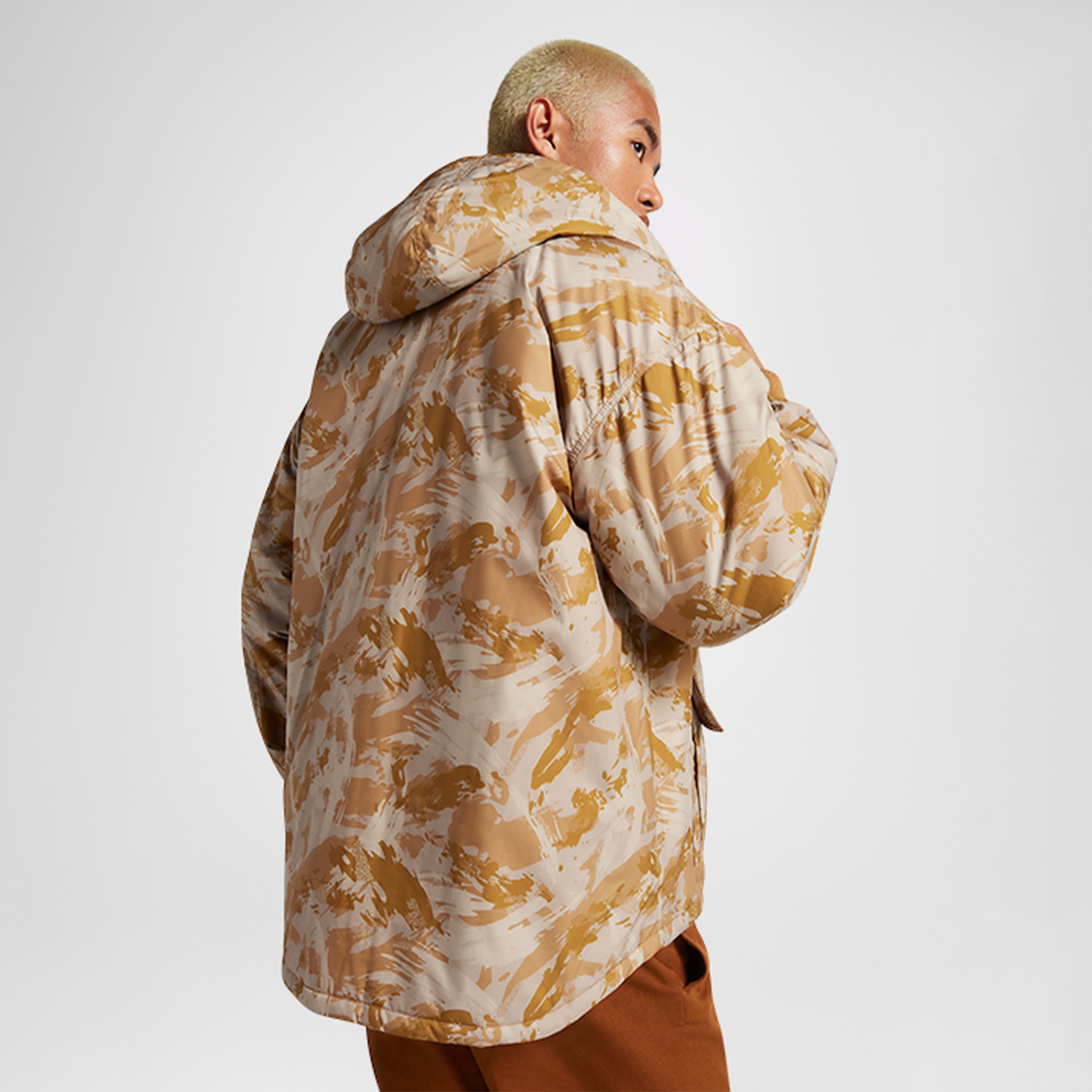 Converse Camo Utility Erkek Bej/Gri Ceket