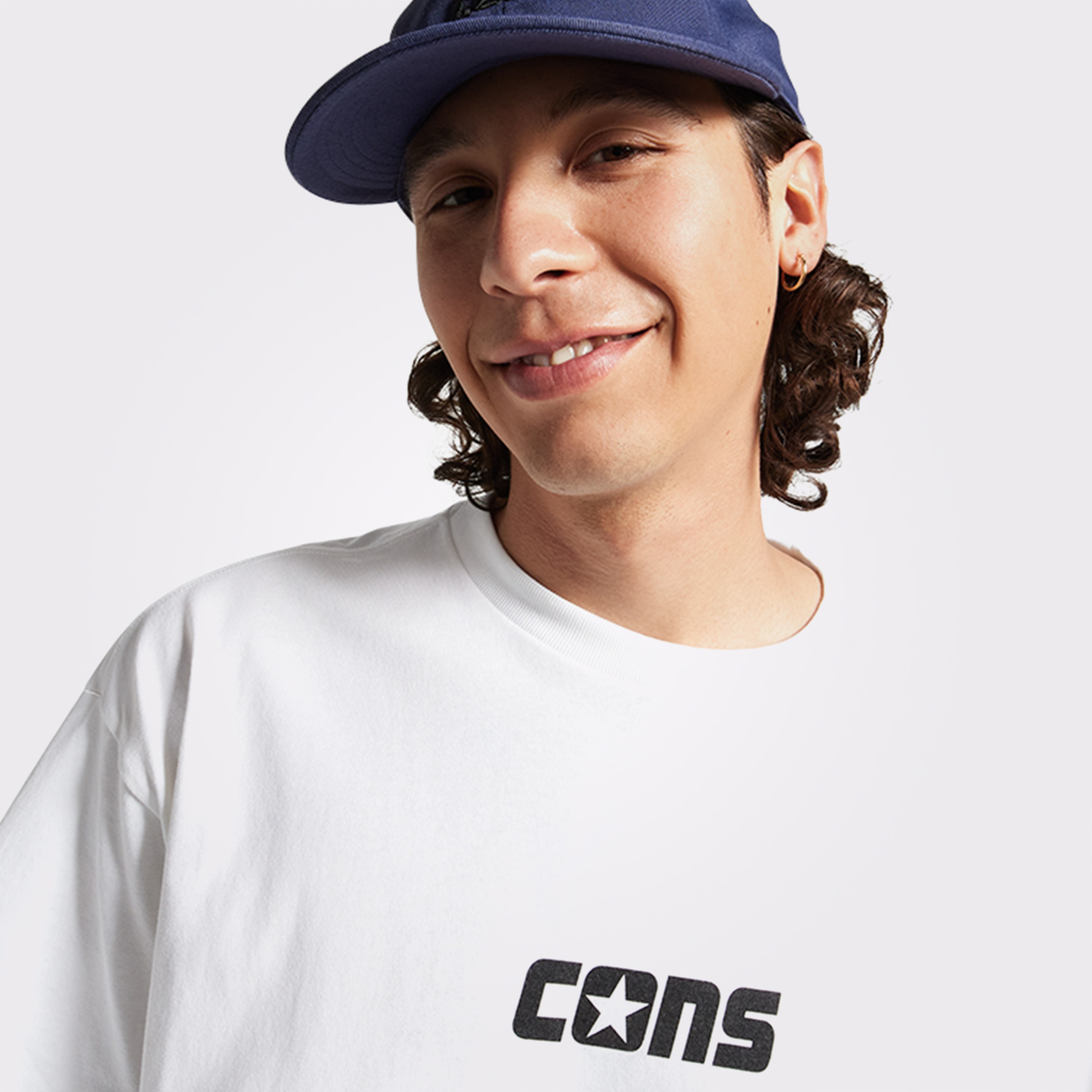 Converse One Star Erkek Beyaz T-Shirt