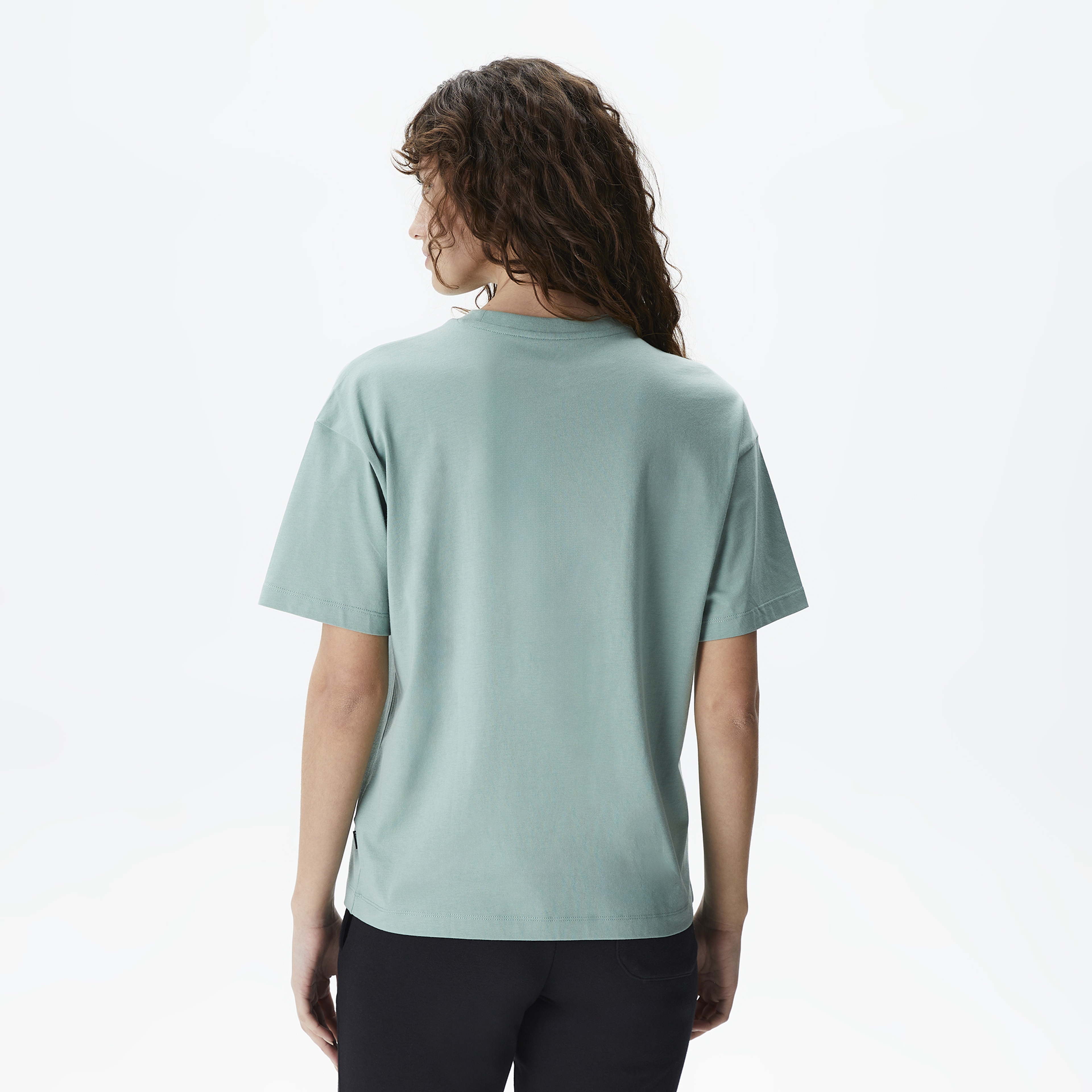 Converse Chuck Taylor Embro Boxy Kadın Turkuaz T-Shirt