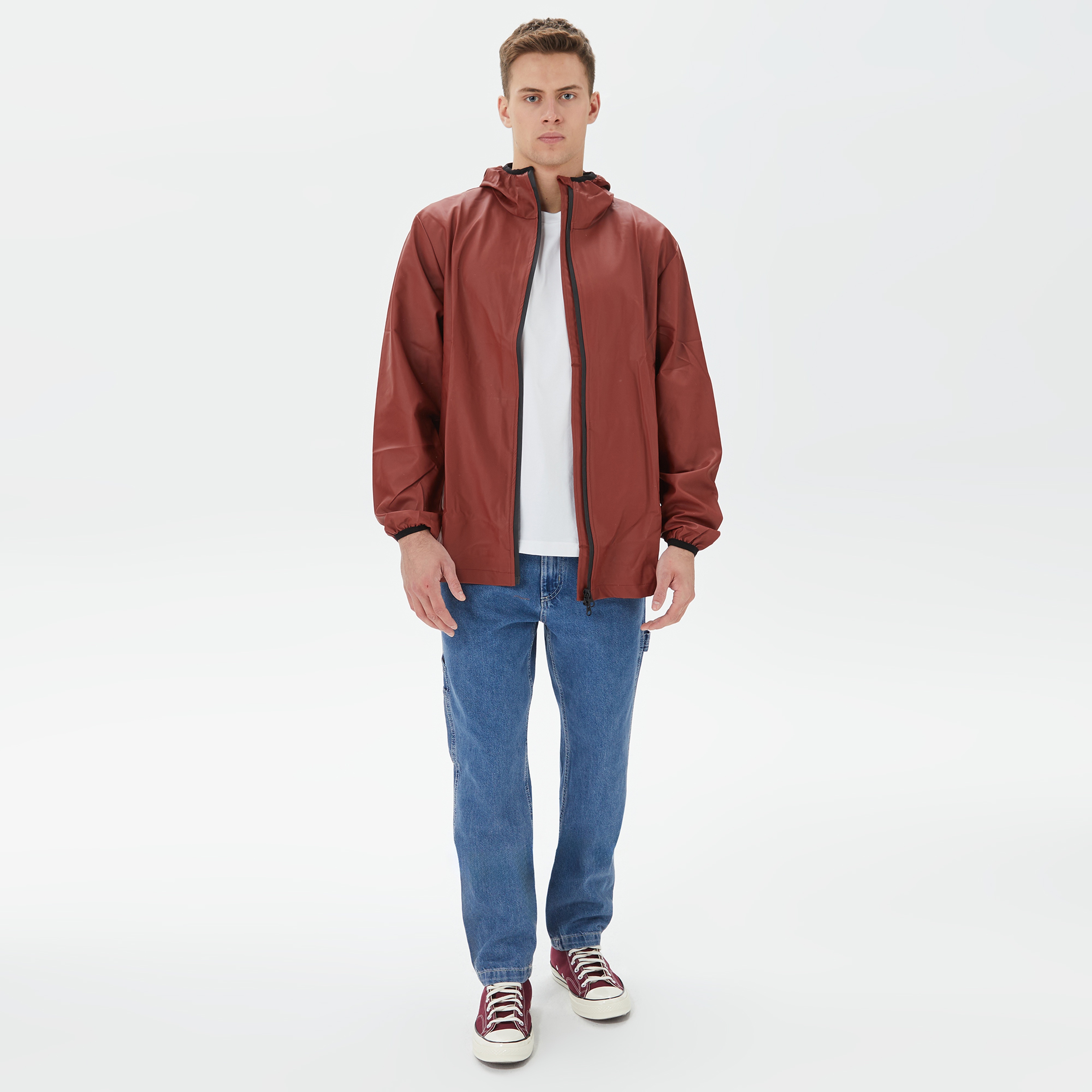 Nors Erkek Kırmızı Rüzgarlık