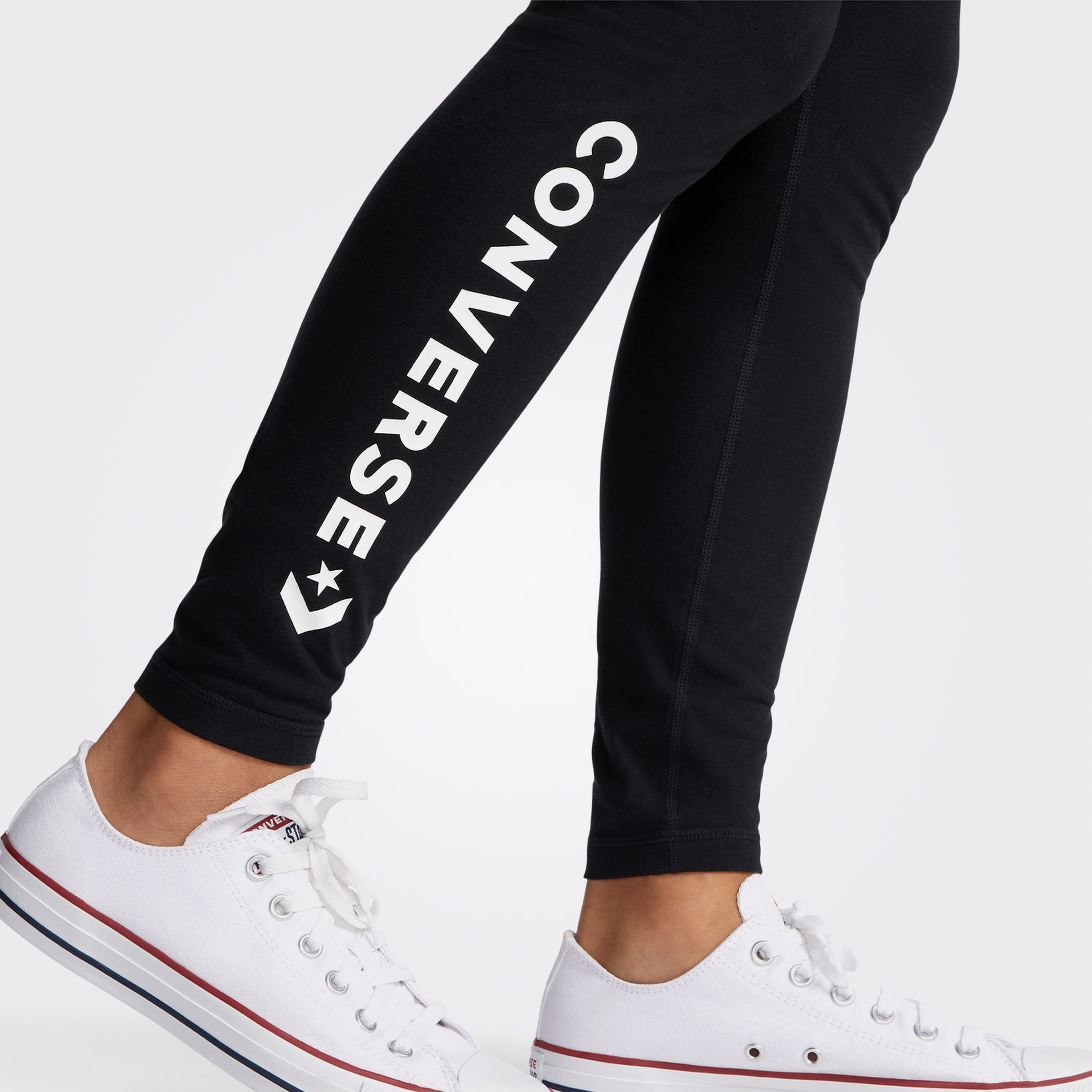 Converse Wordmark  Kadın Siyah Tayt
