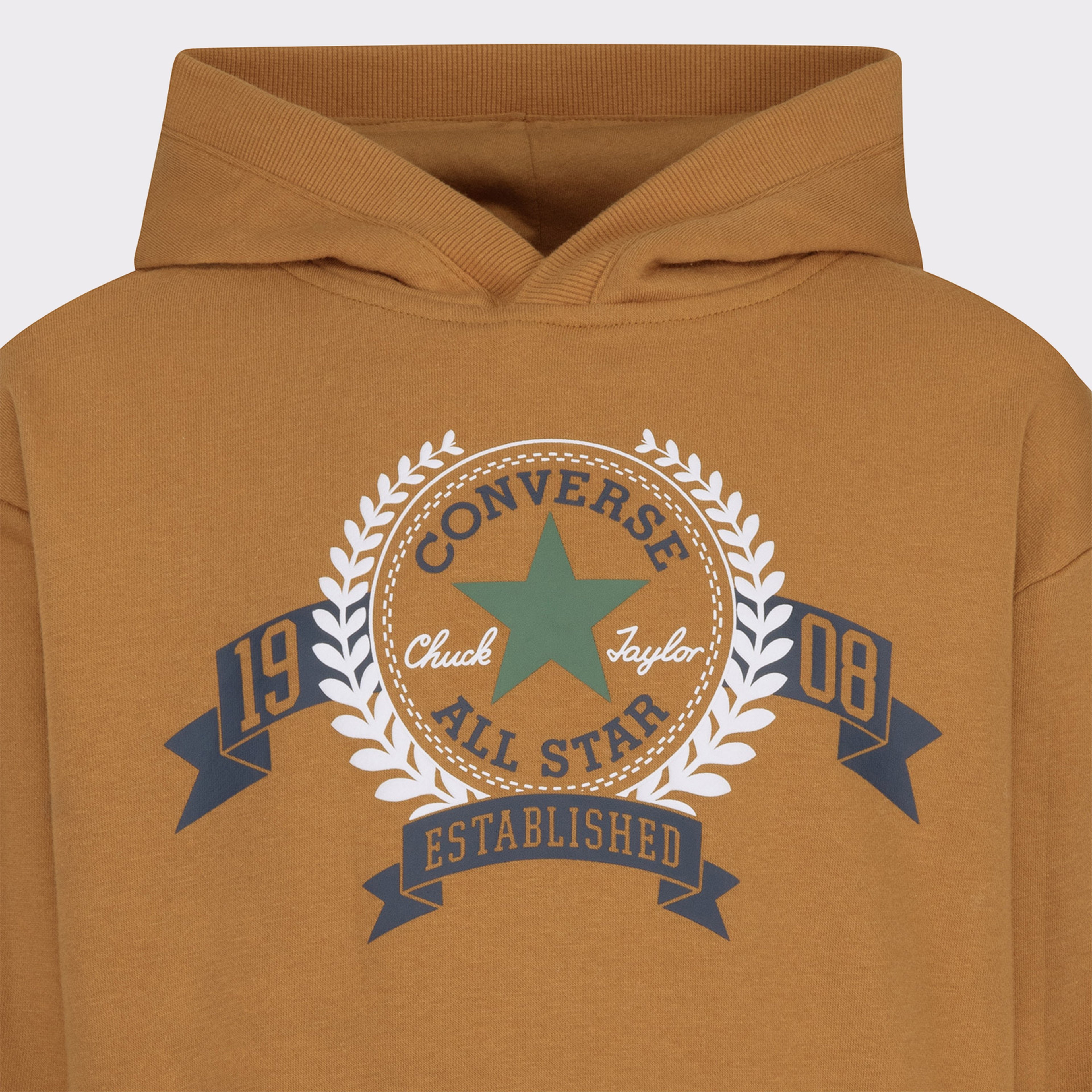 Converse Cnvb Rec Club Ft Sleeve Stripe Çocuk Kahverengi Sweatshirt