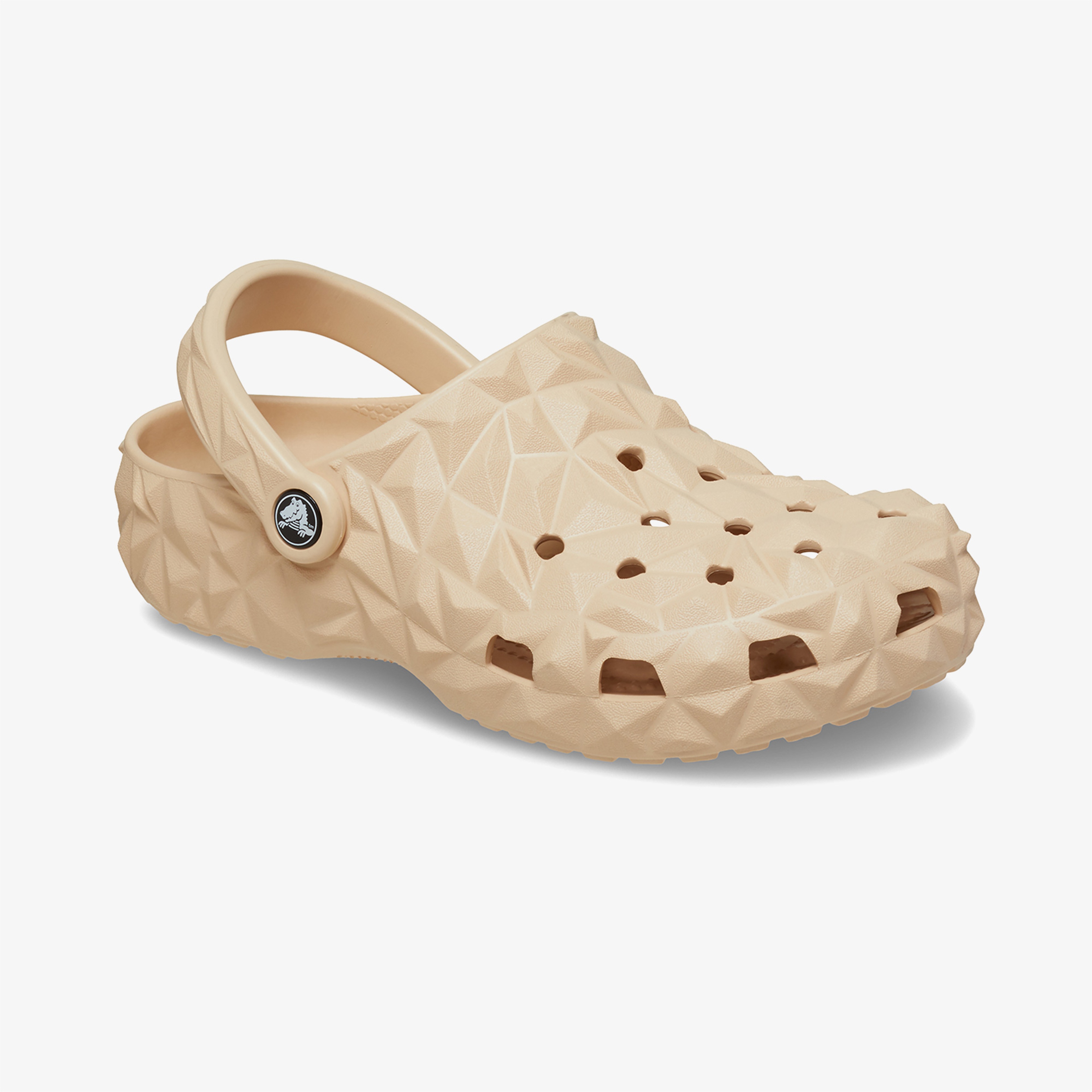 Crocs Classic Geometric Kadın Krem Terlik