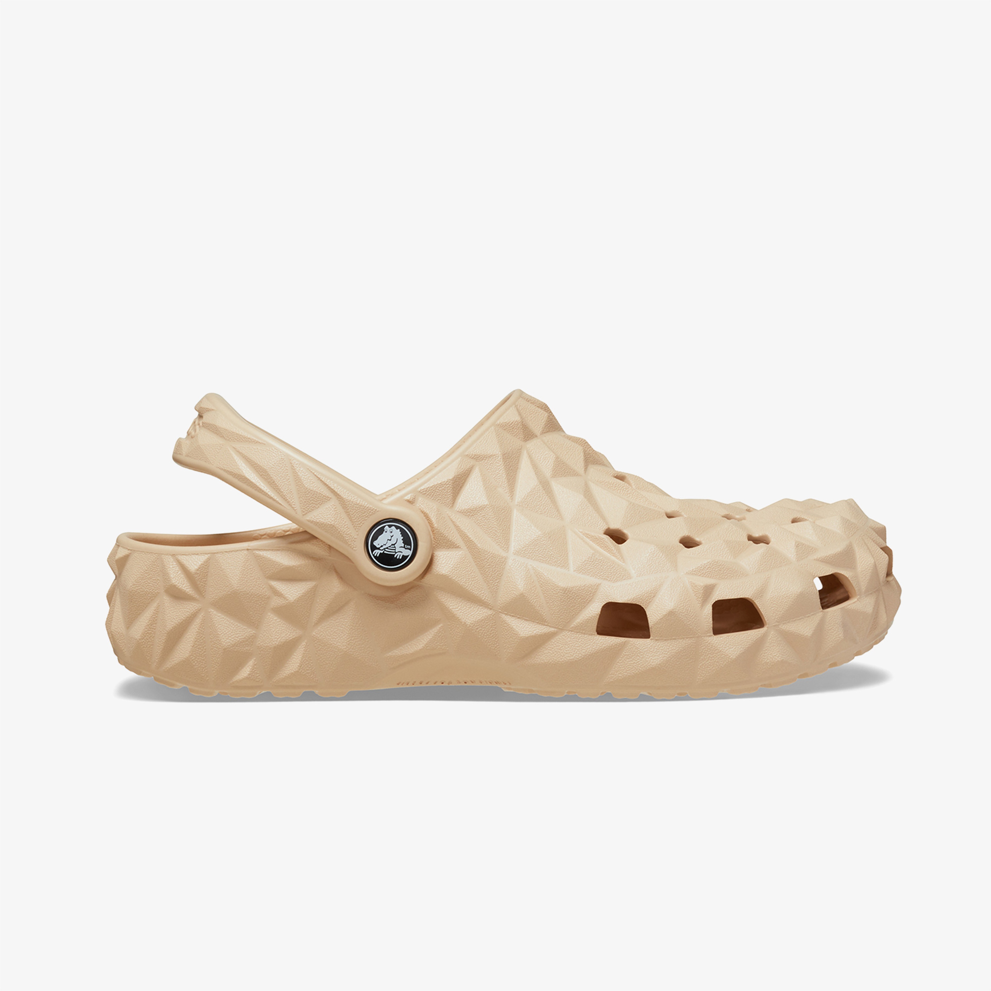 Crocs Classic Geometric Kadın Krem Terlik