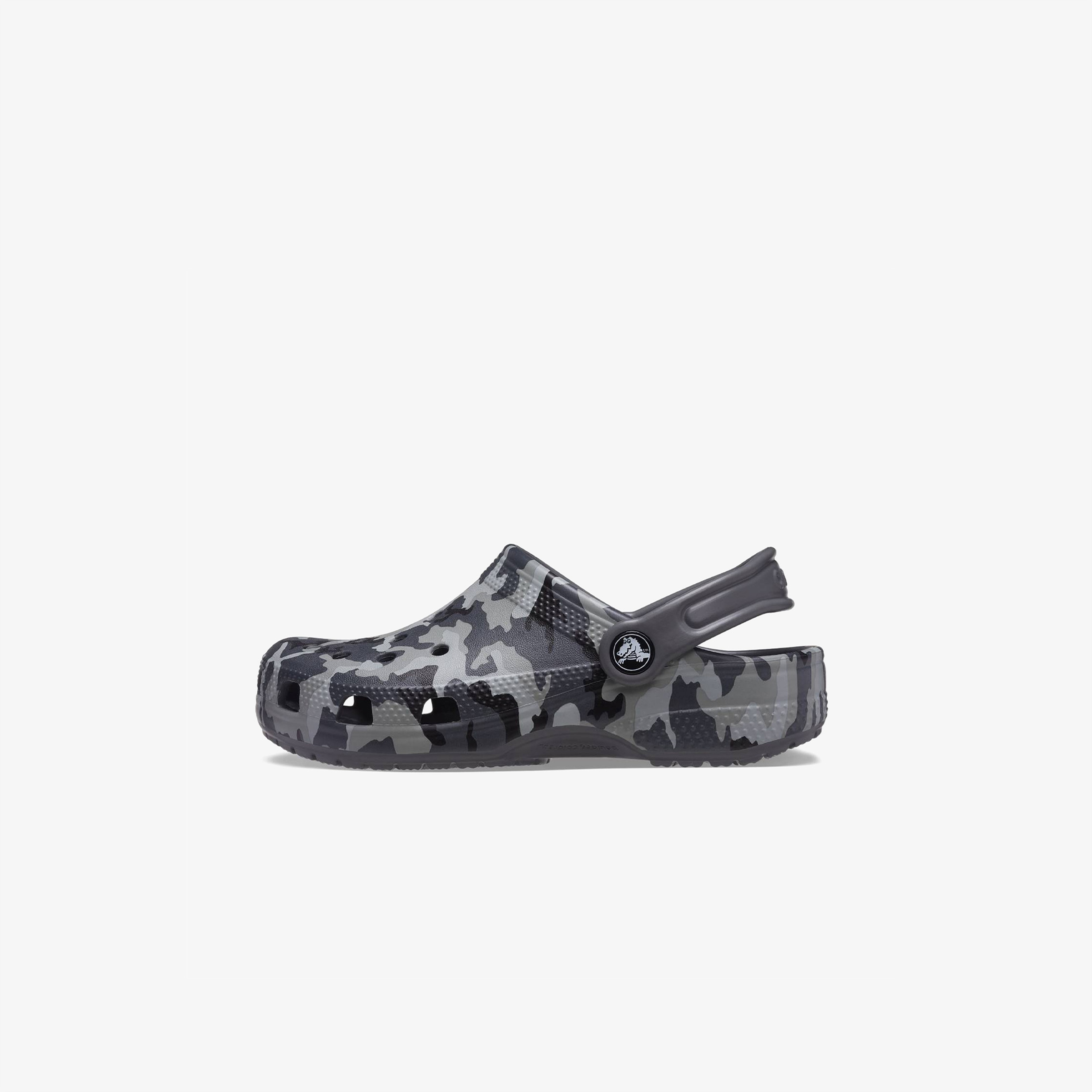 Crocs Classic Camo K Çocuk Siyah Terlik
