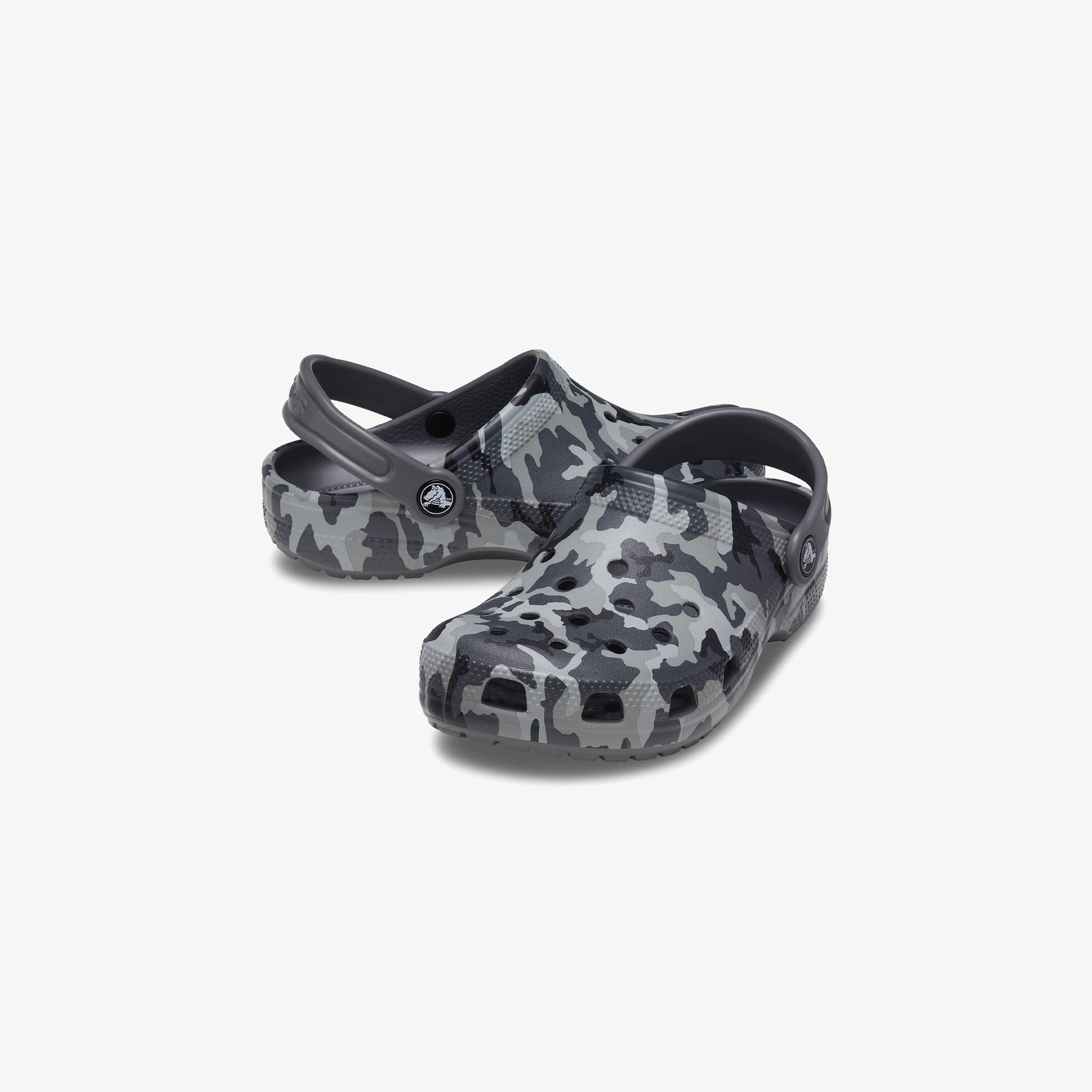 Crocs Classic Camo K Çocuk Siyah Terlik
