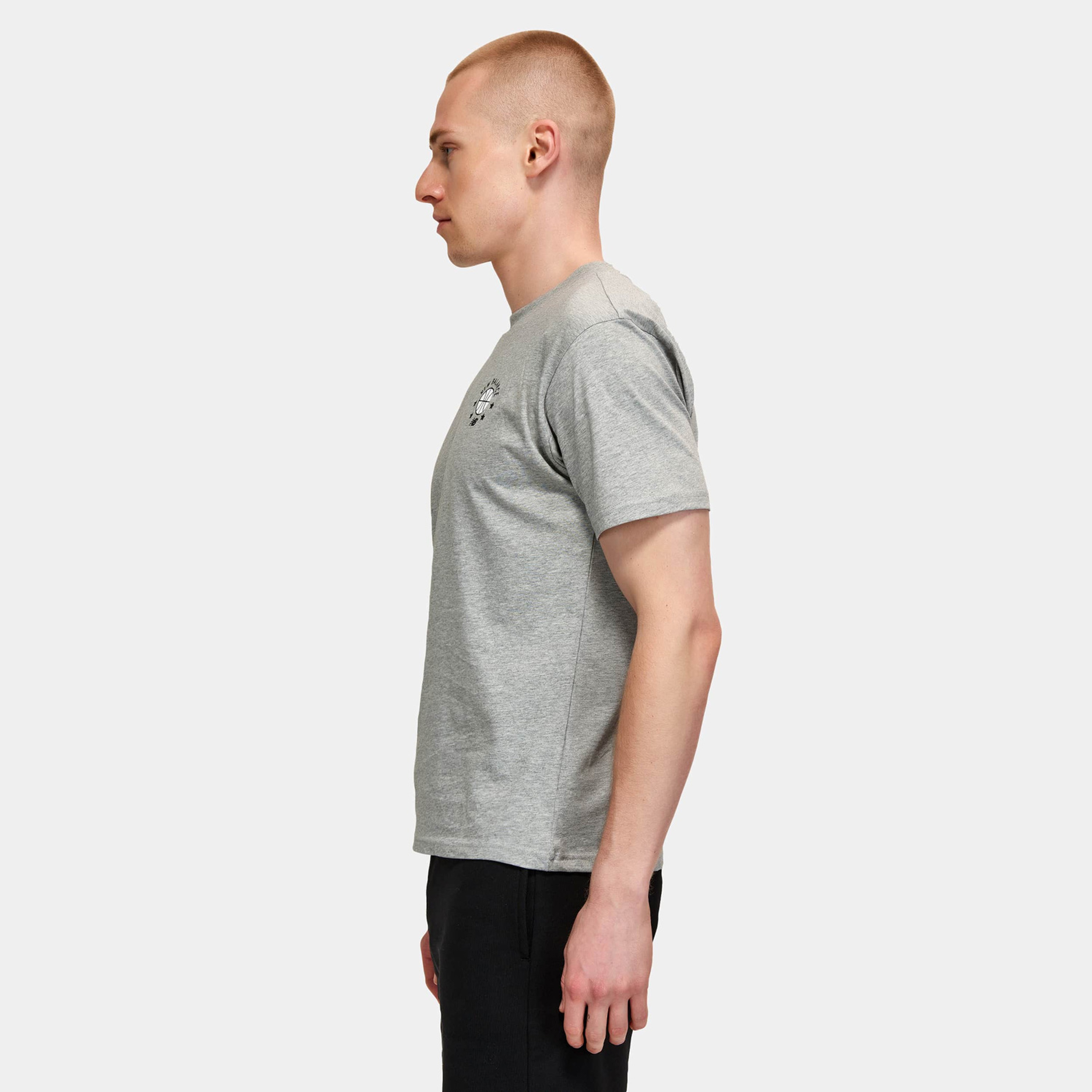 New Balance Erkek Gri T-Shirt