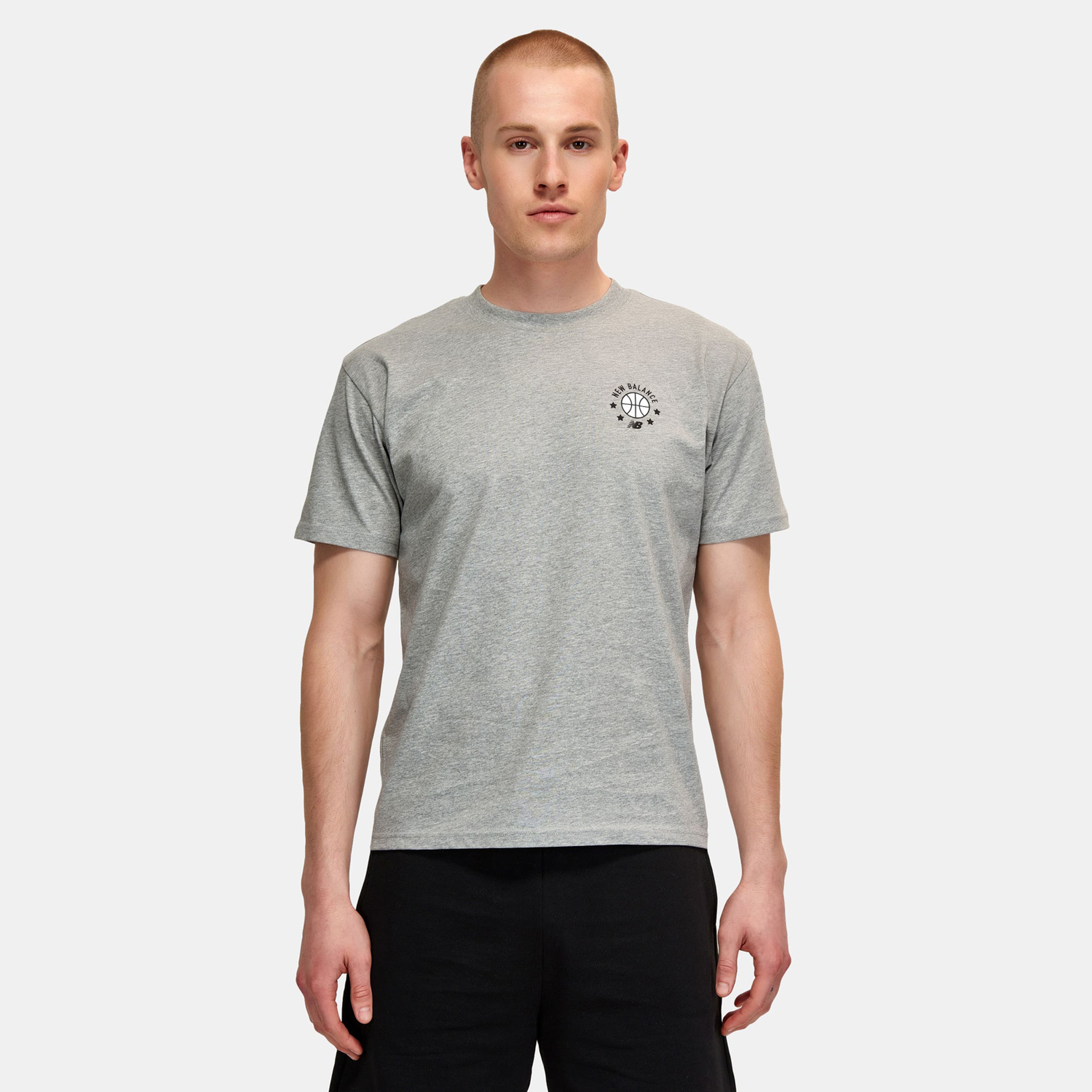 New Balance Erkek Gri T-Shirt