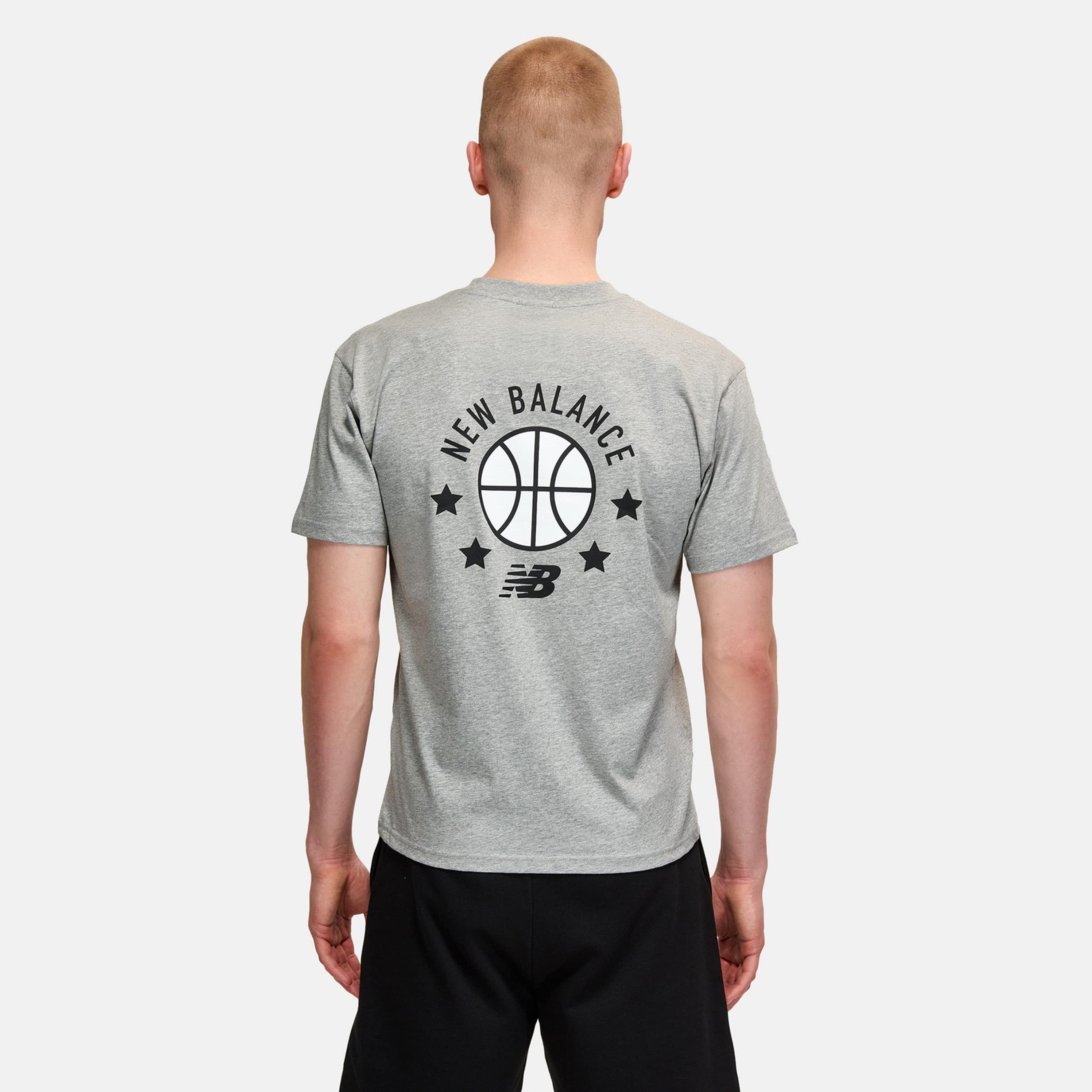 New Balance Erkek Gri T-Shirt