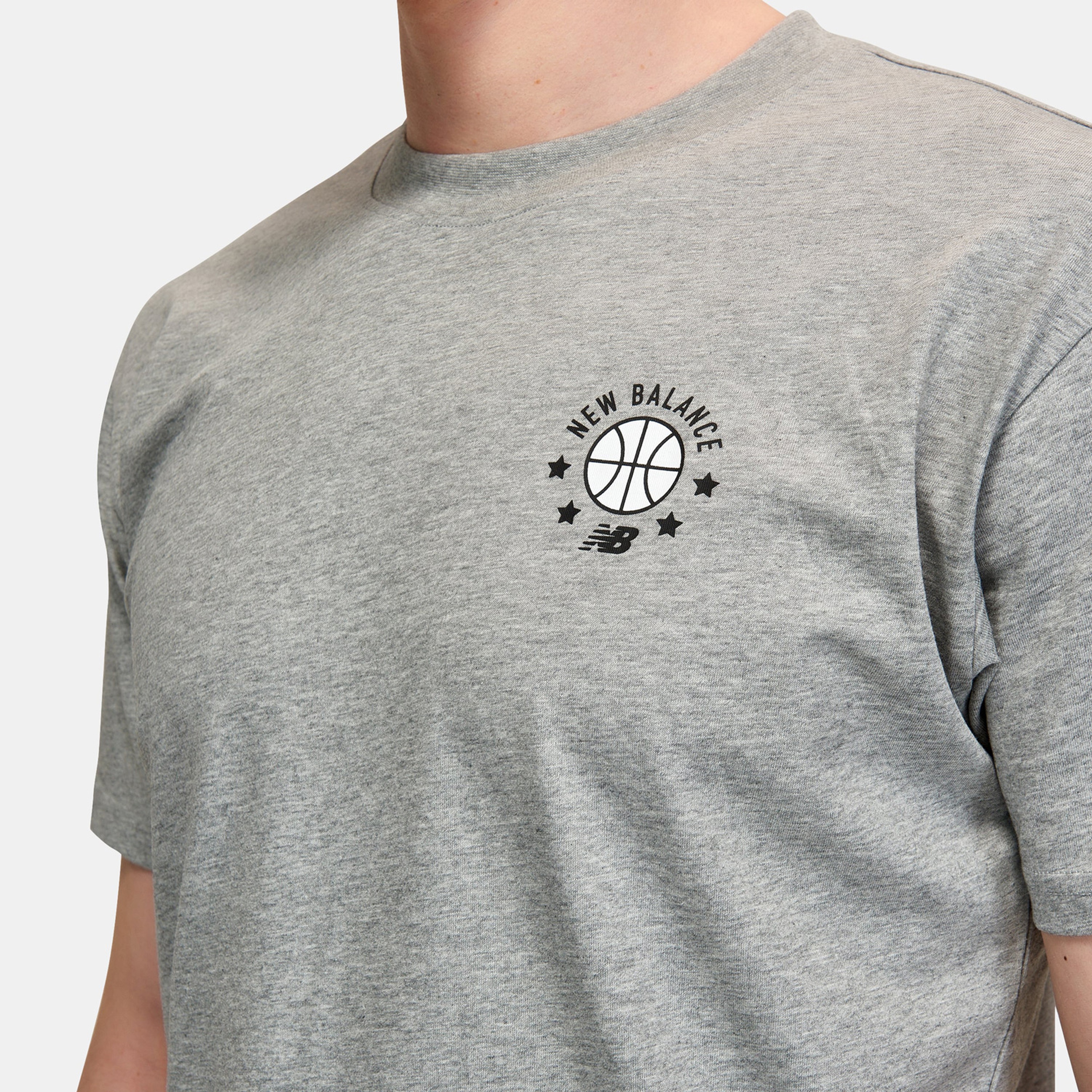 New Balance Erkek Gri T-Shirt