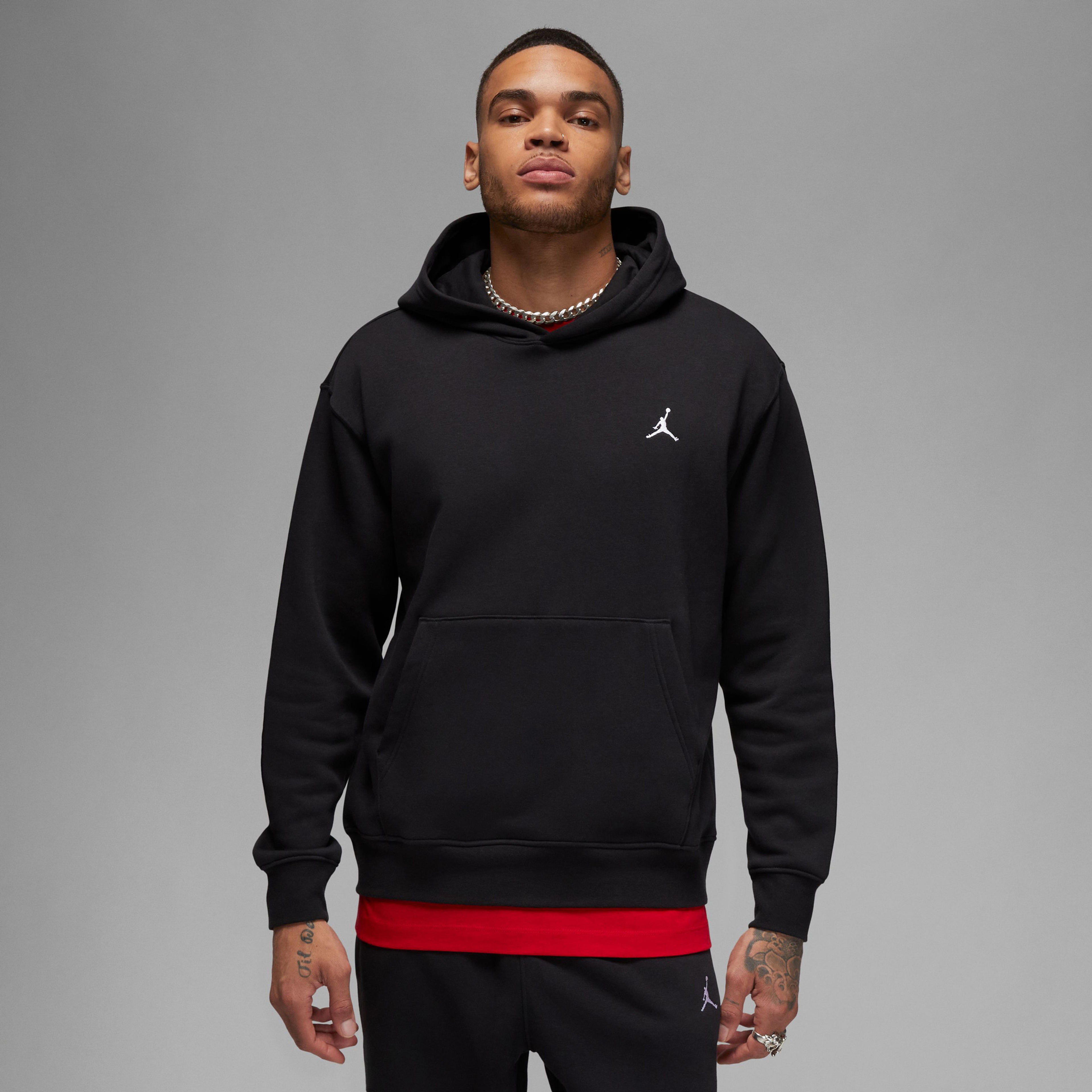 Jordan Essentials Flc Po Erkek Siyah Hoodie