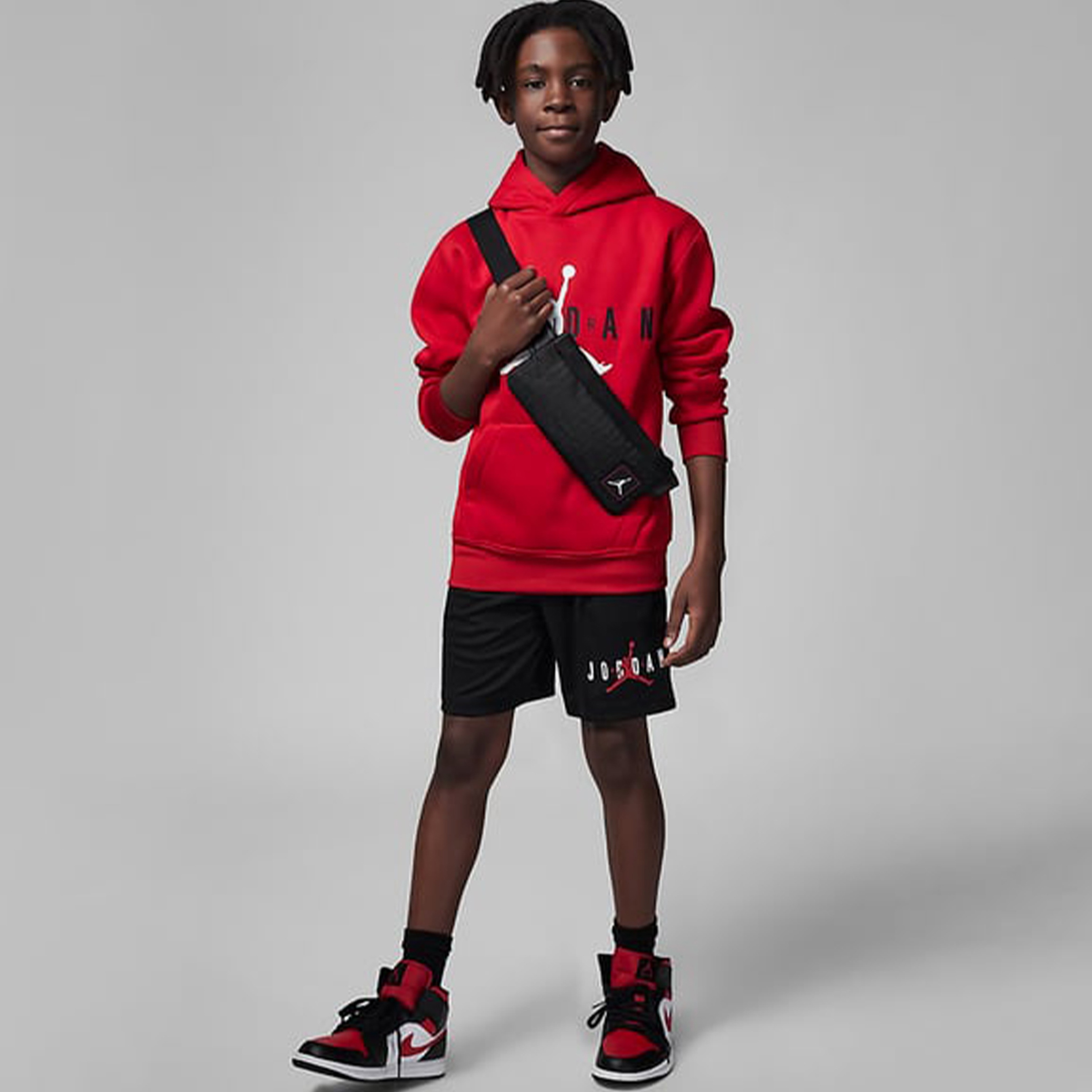 Jordan Essentials Graphic Mesh Basic Çocuk Siyah Şort